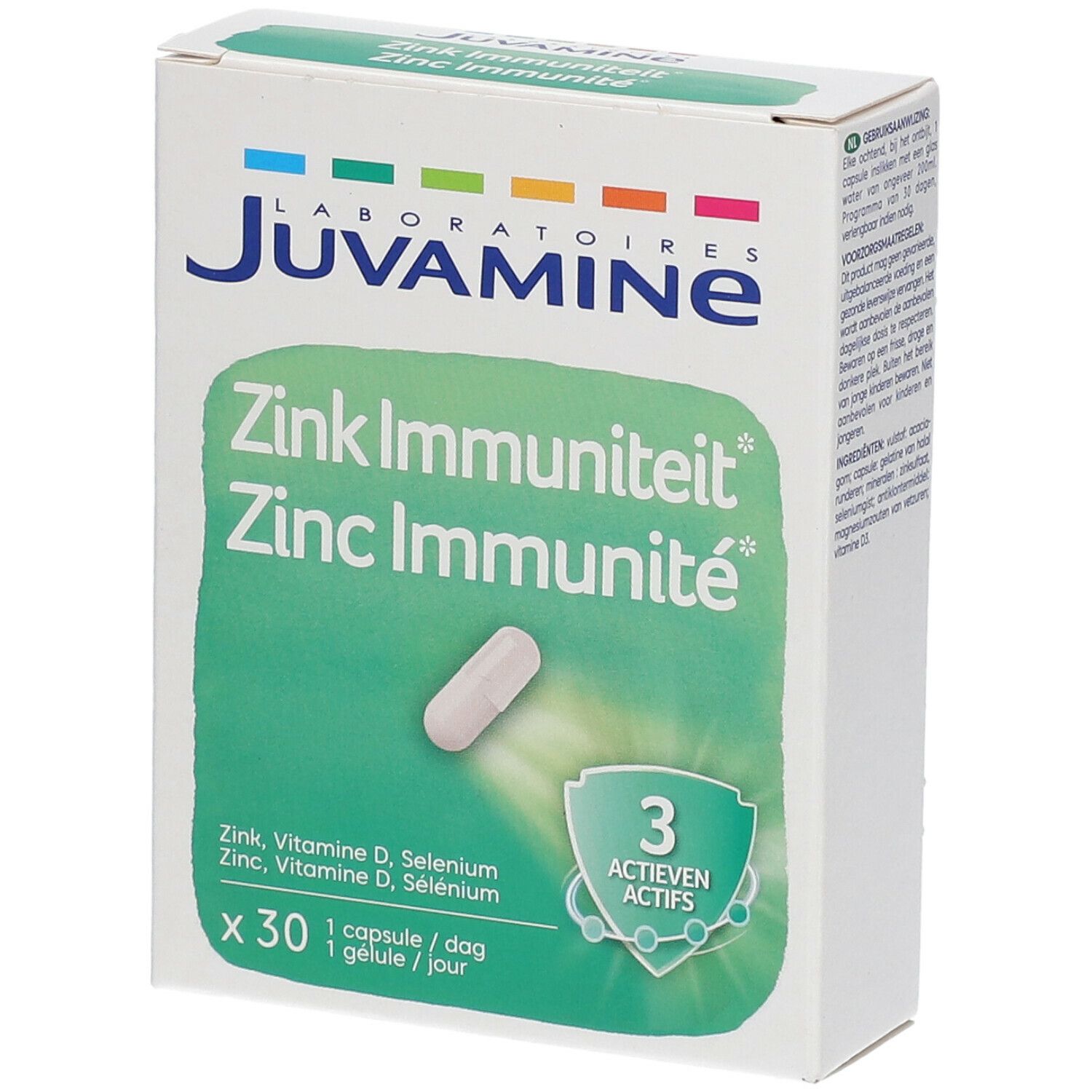 Juvamine Zinc Immunité 30 capsules