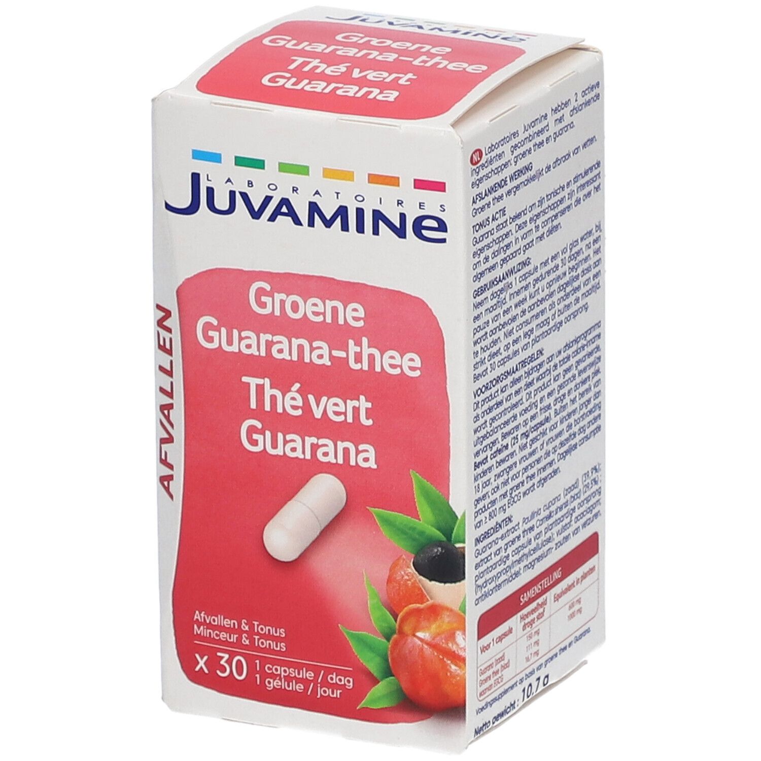 Juvamine Thé Vert Guarana 30 capsules