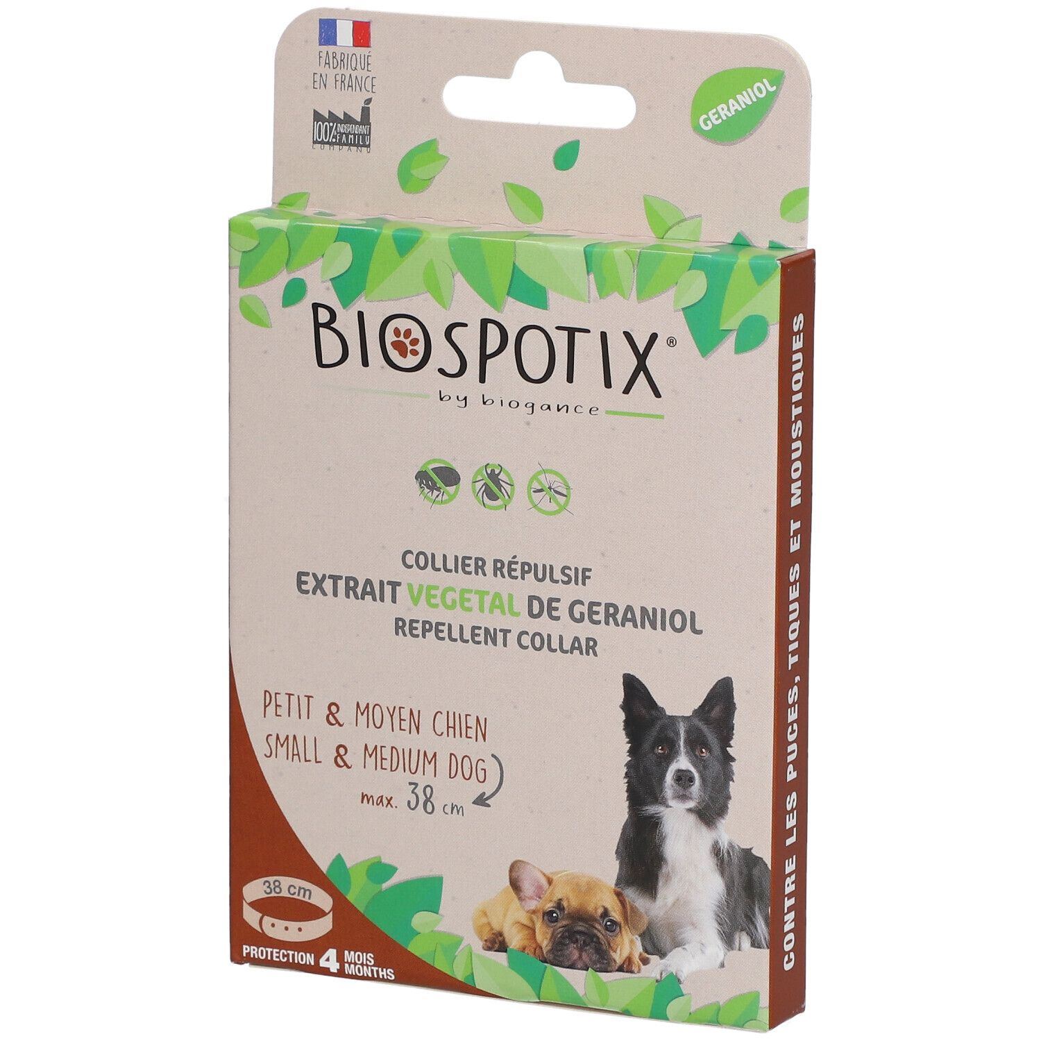 PDM TO BE MAINTAINED Biospotix - Collier R&eacute;pulsif pour Chiot et Petit Chien - 38cm 