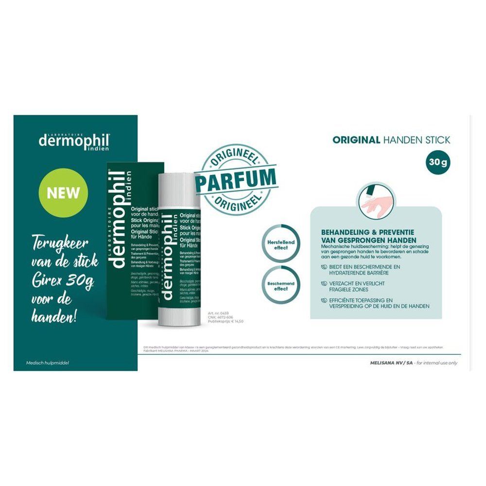 Dermophil Indien Stick original pour les mains