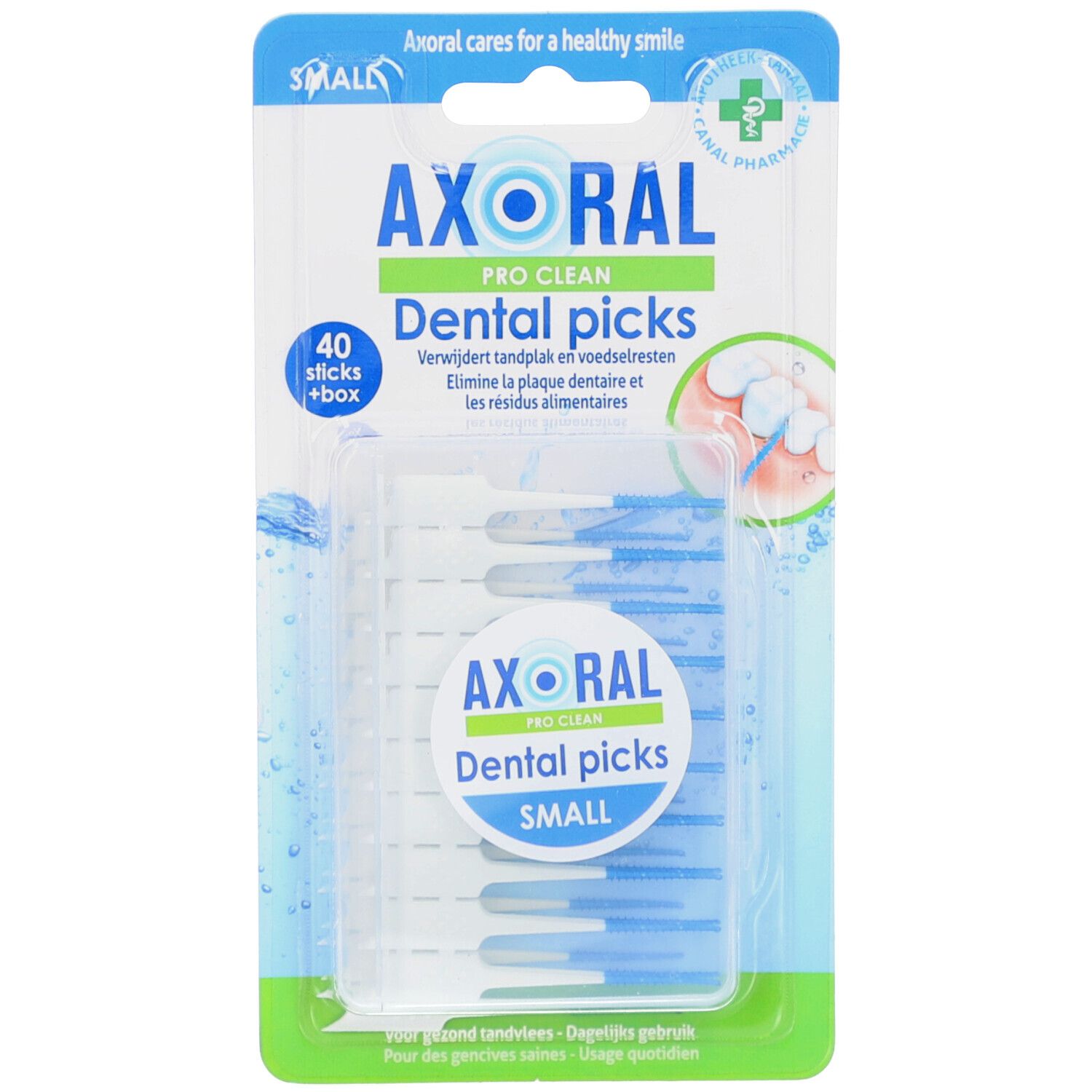Axoral Pro-clean Dental Picks S 40 St Zahnbürste