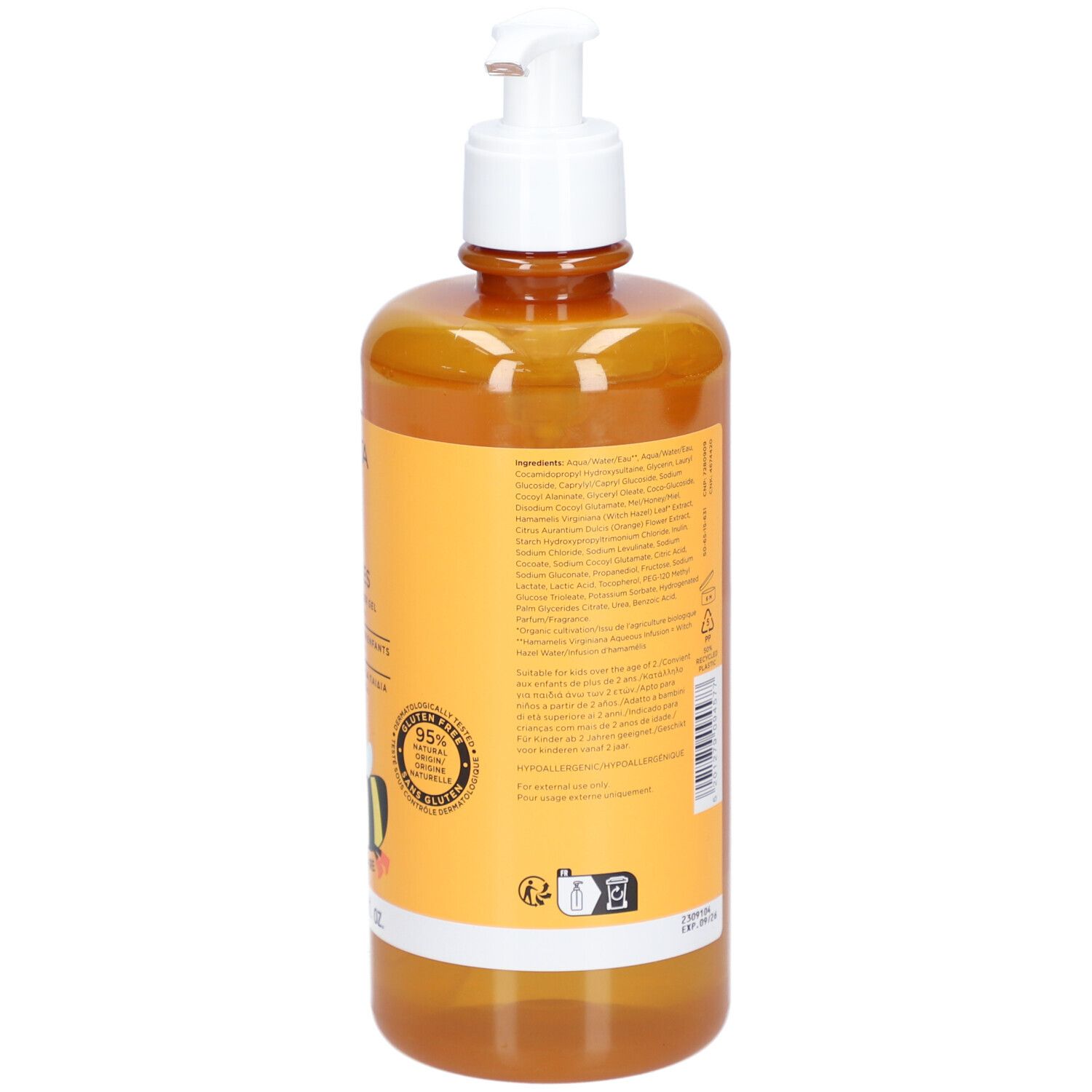 bambini Gel doccia delicato per bambini al 95% di origine naturale