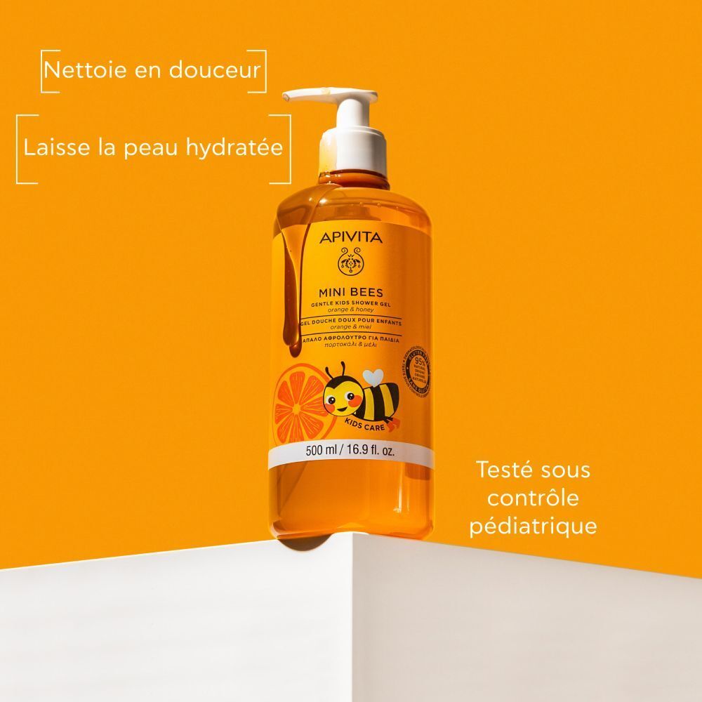 Apivita Mini Bees Gel Douche Doux pour Enfants