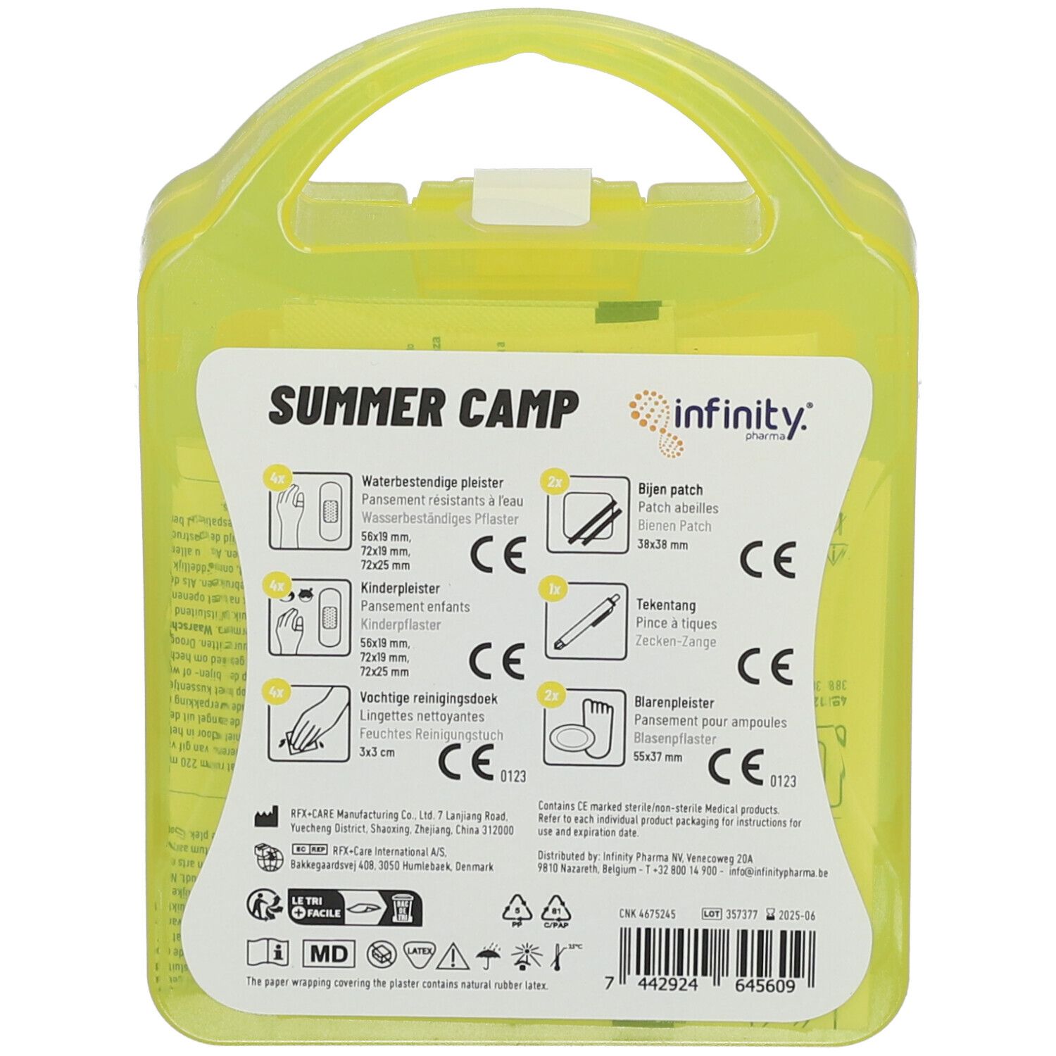 INFINITY PHARMA First Aid & Care Kit Summer Camp 1 pc(s) Set(S) view 2
