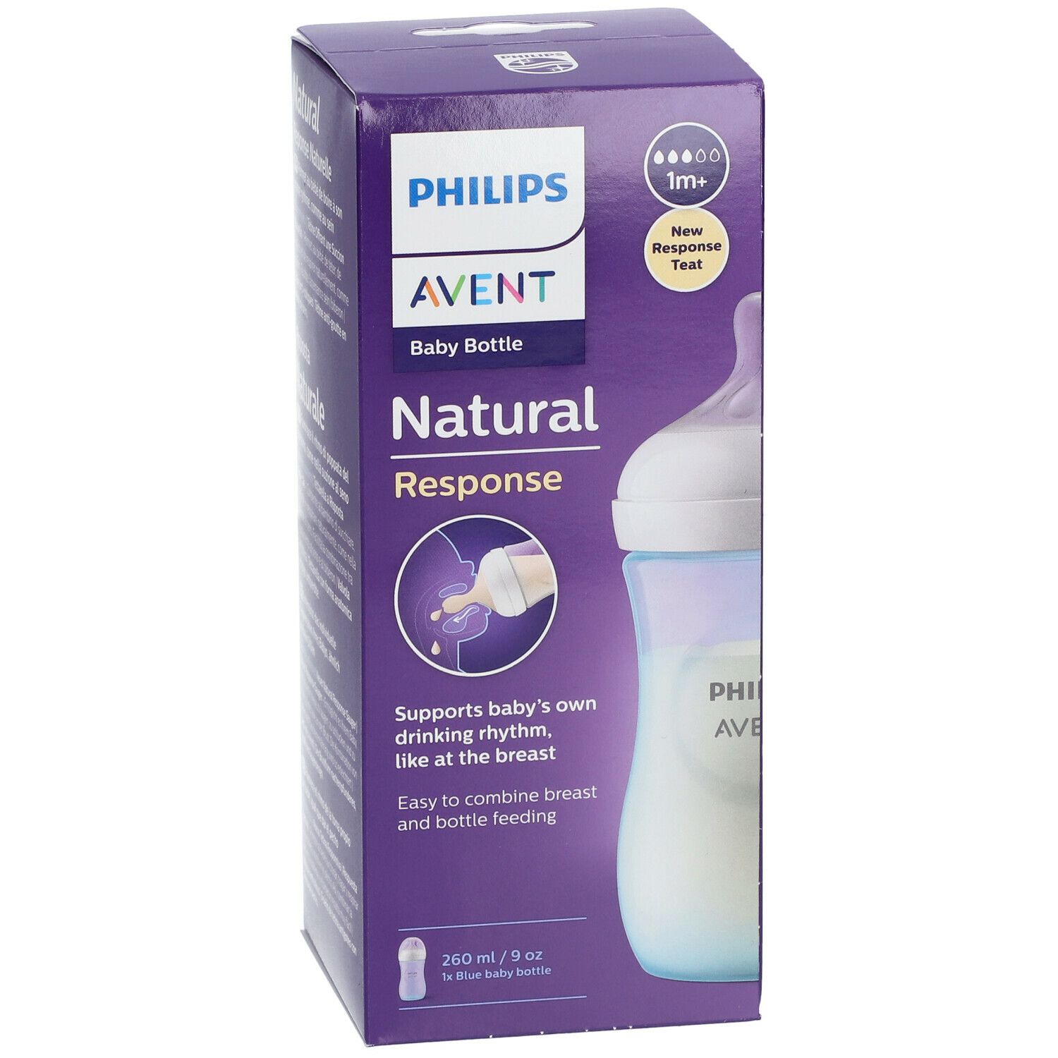 PHILIPS Avent Natural Response Babyflasche mit natürlicher Reaktion 260 ml SCY903/21