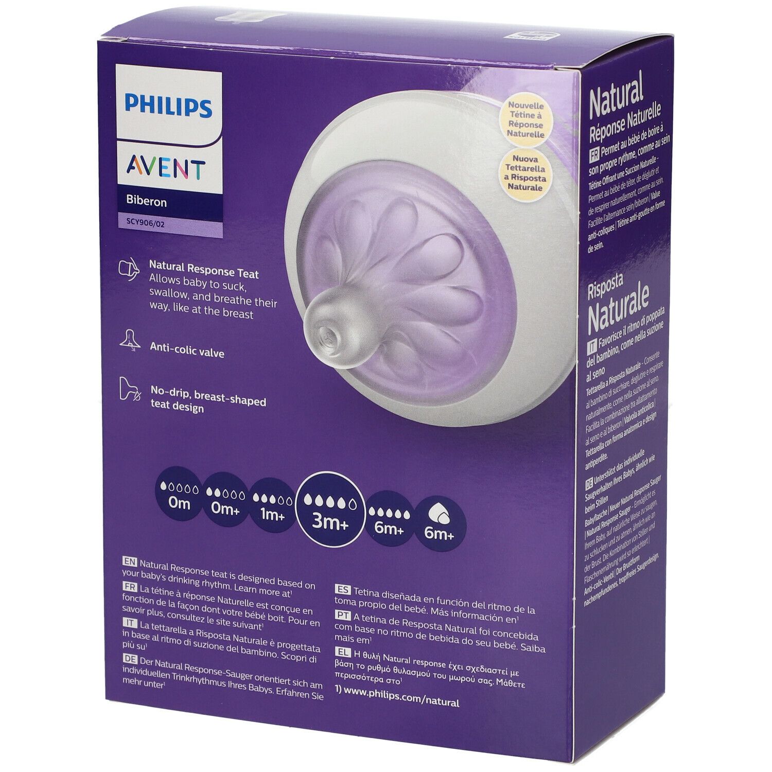 PHILIPS Avent Natural Response Duo Biberons SCY906/02