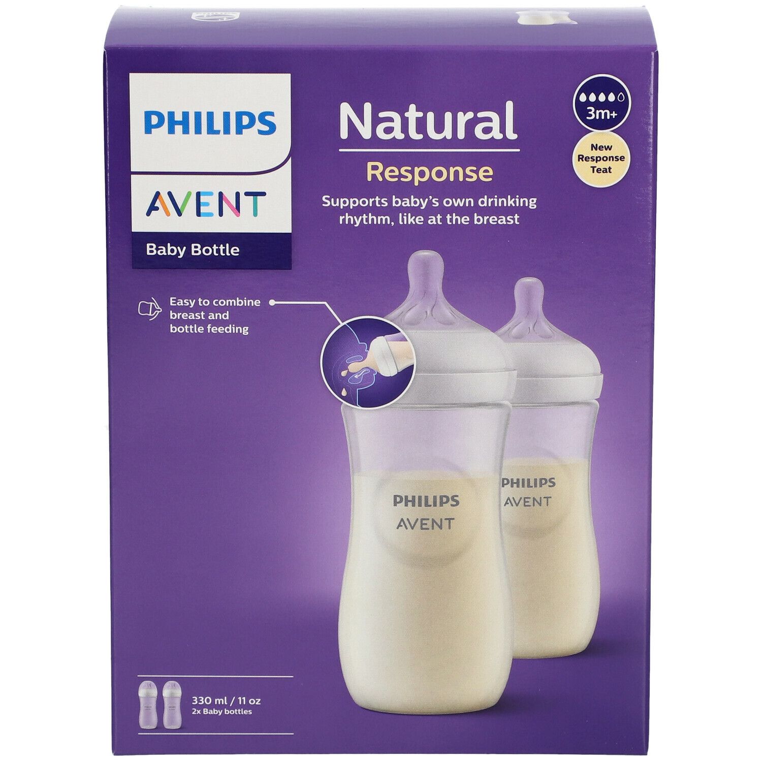 PHILIPS Avent Natural Response Duo Biberons SCY906/02