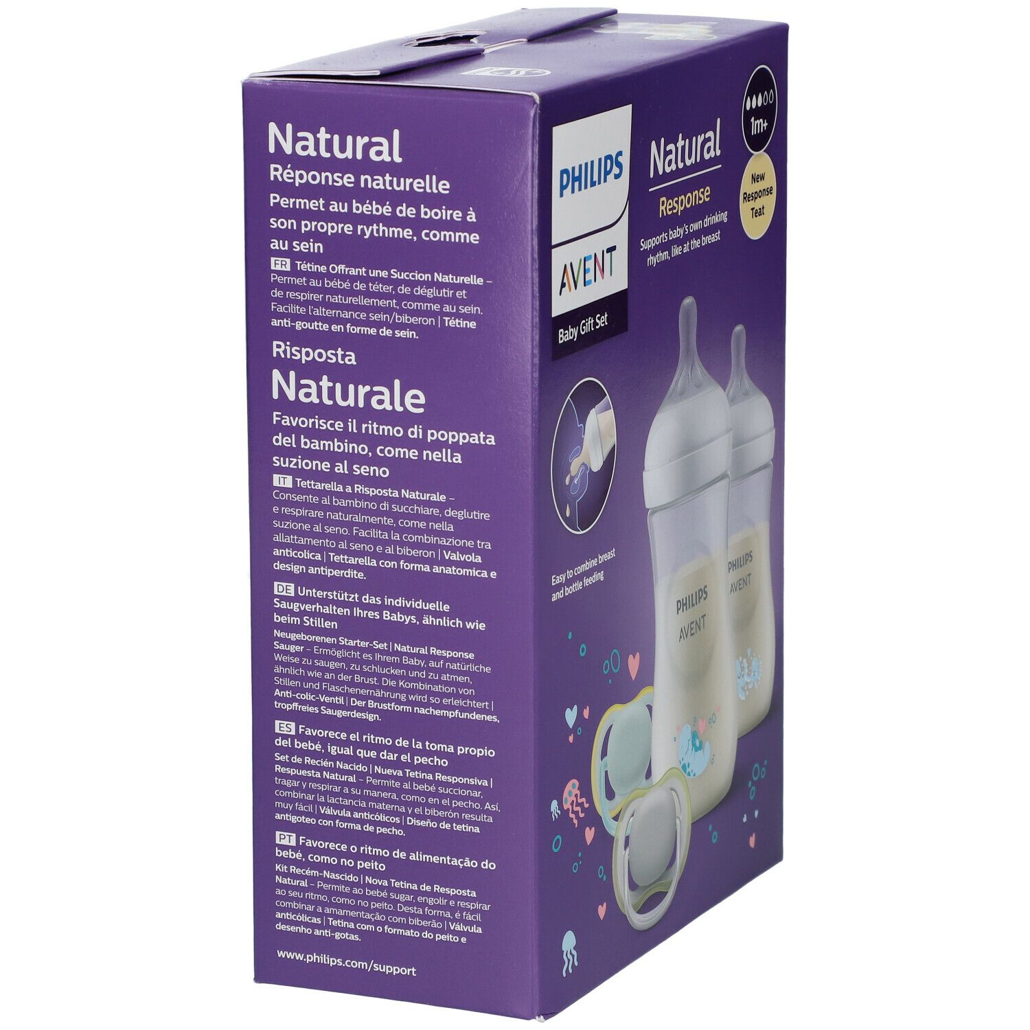 Philips Avent Natural Response Gift Set Deco Scd837/11 1 St