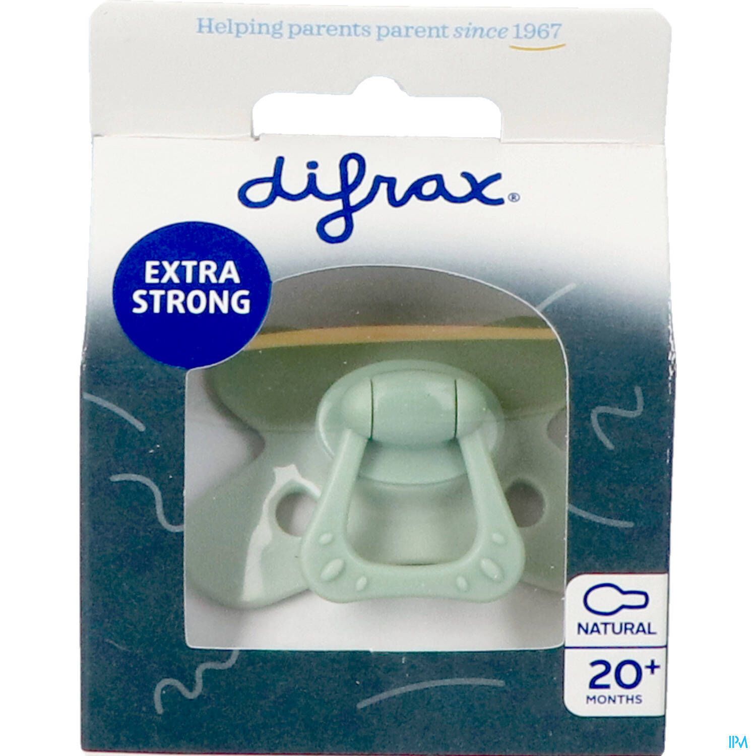 Difrax+Tetine+edition+speciale+vert+naturel+jade+18+mois+