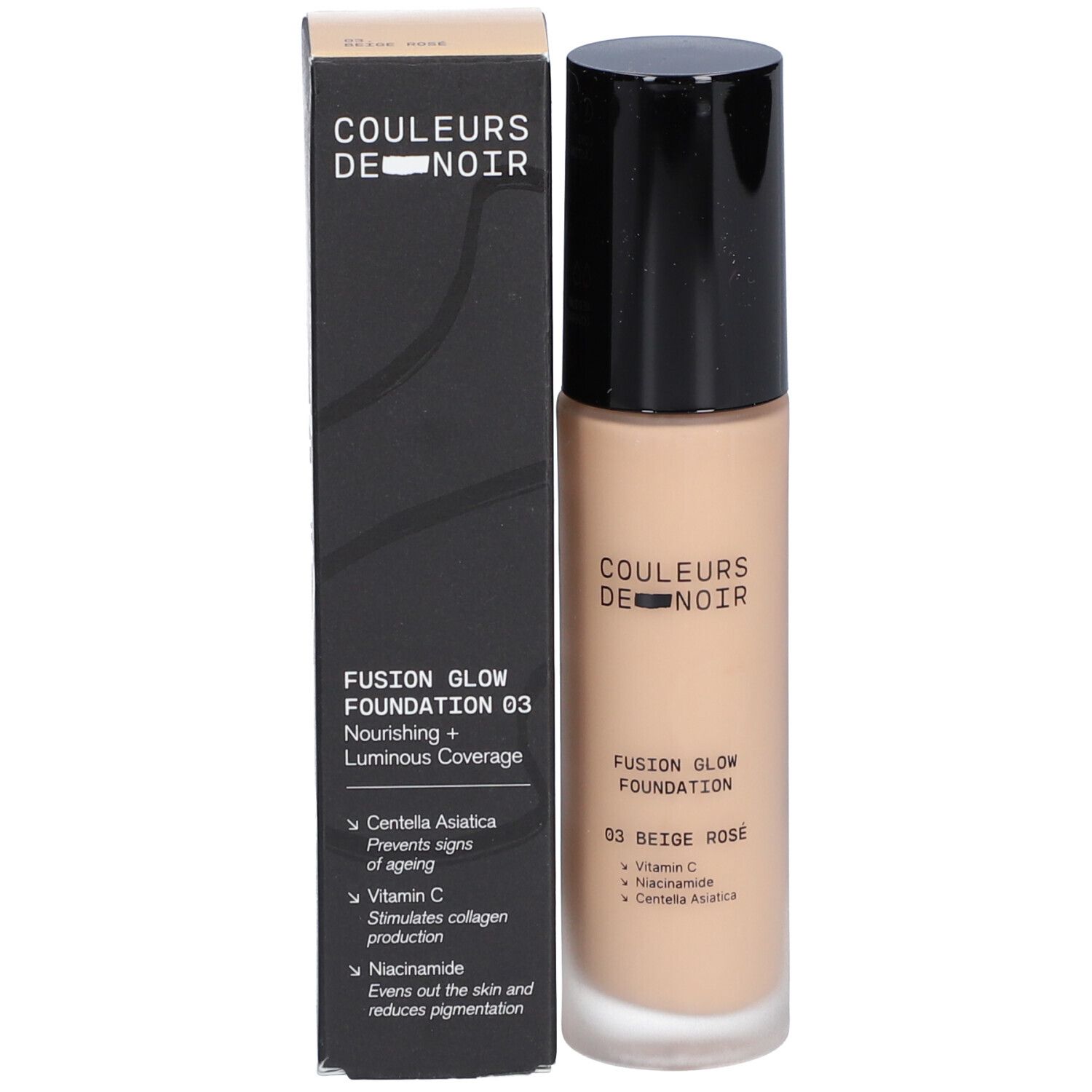 Couleurs DE Noir Fusion Glow Foundation 03 Beige Rosé