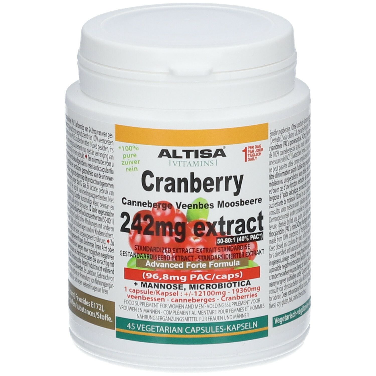 Altisa® Cranberry 242 mg extrait