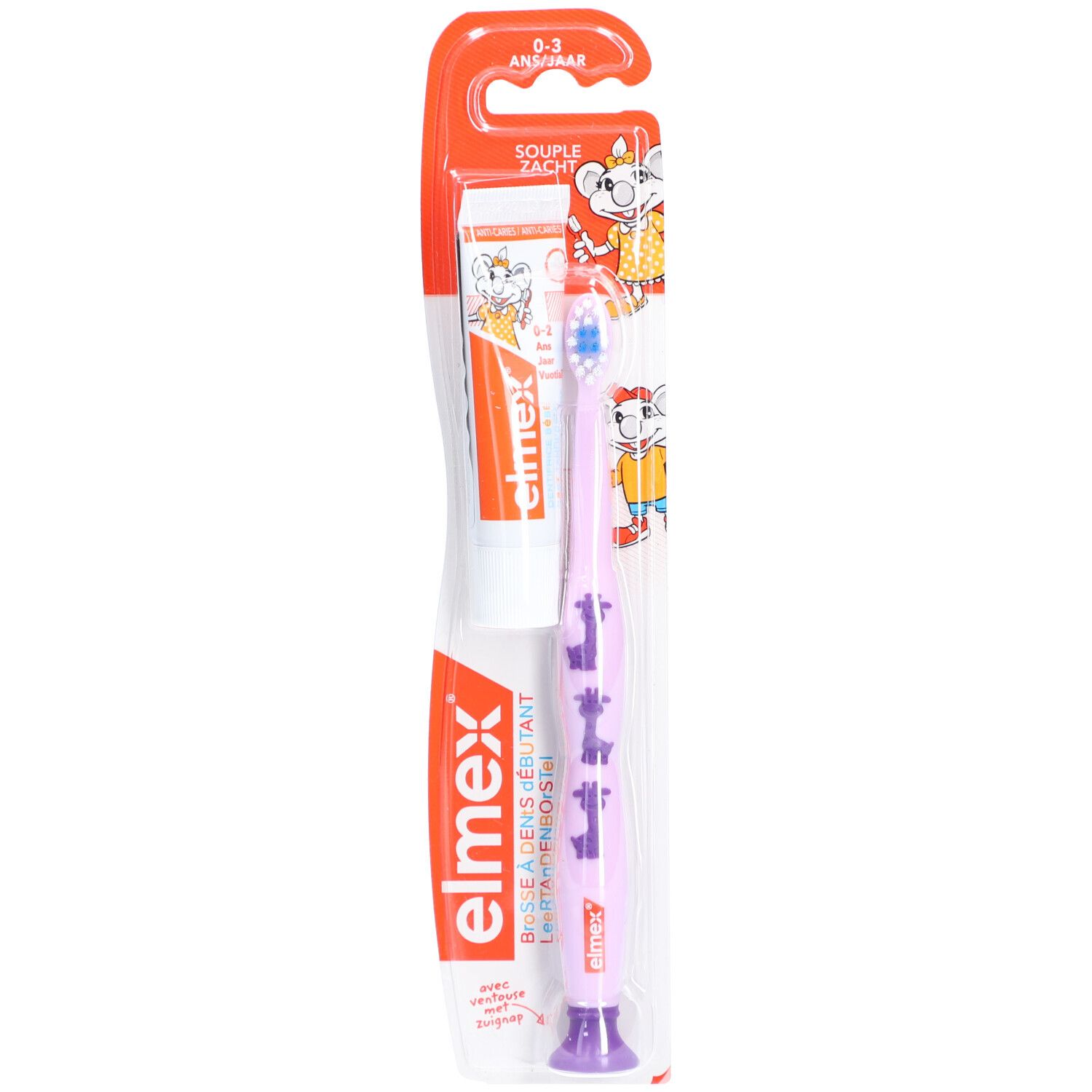 elmex brosse à dents d'apprentissage Soft 0-3 ans