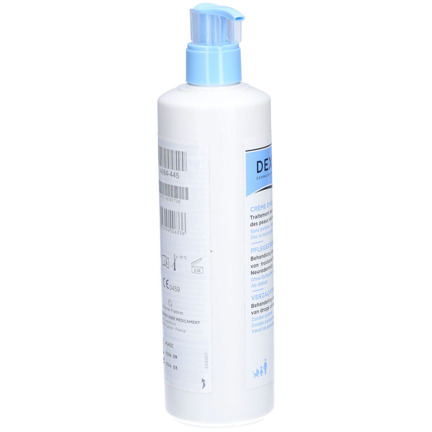 Dexeryl Pflegecreme 500 g + gratis Kosmetiktasche