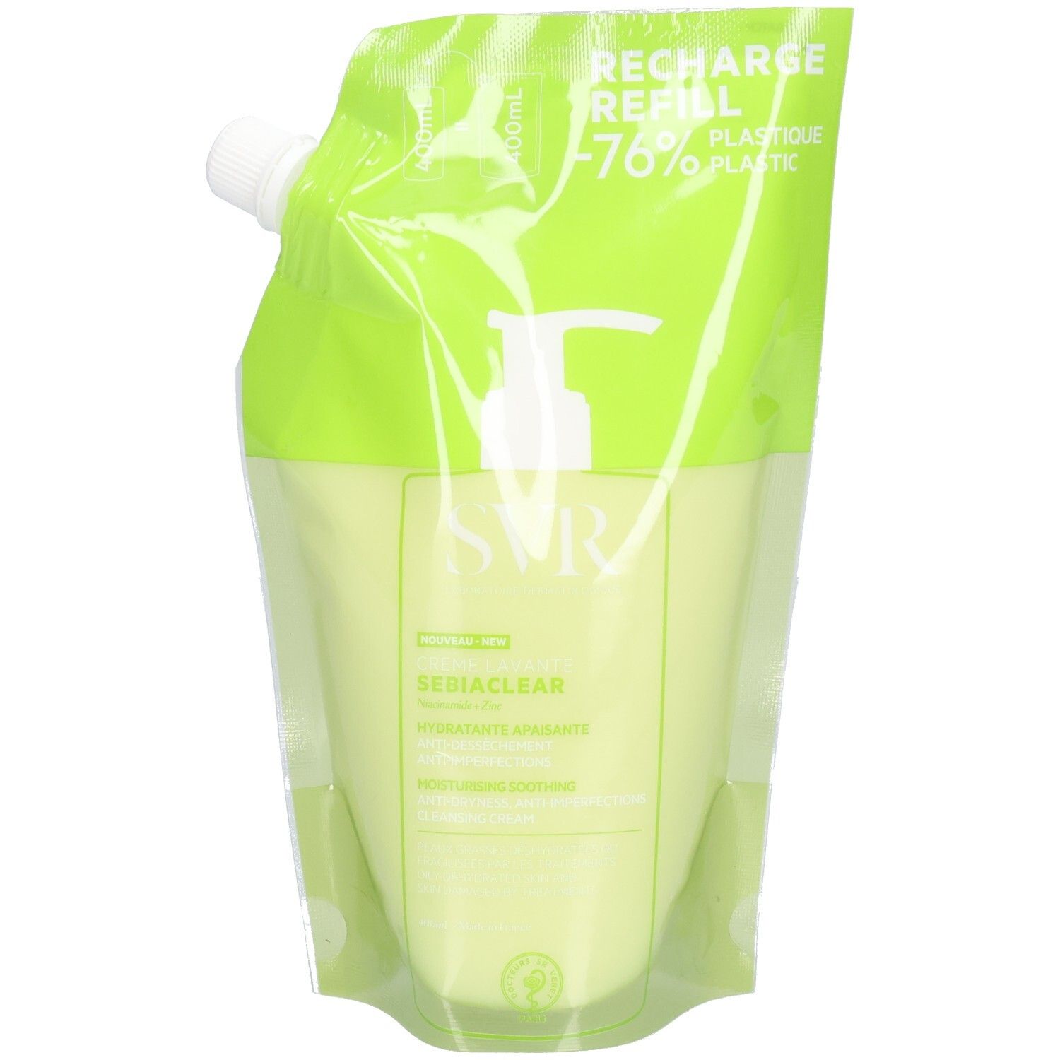 SVR Sebiaclear Creme Lavante Refill 400ml 400 ml Duschgel