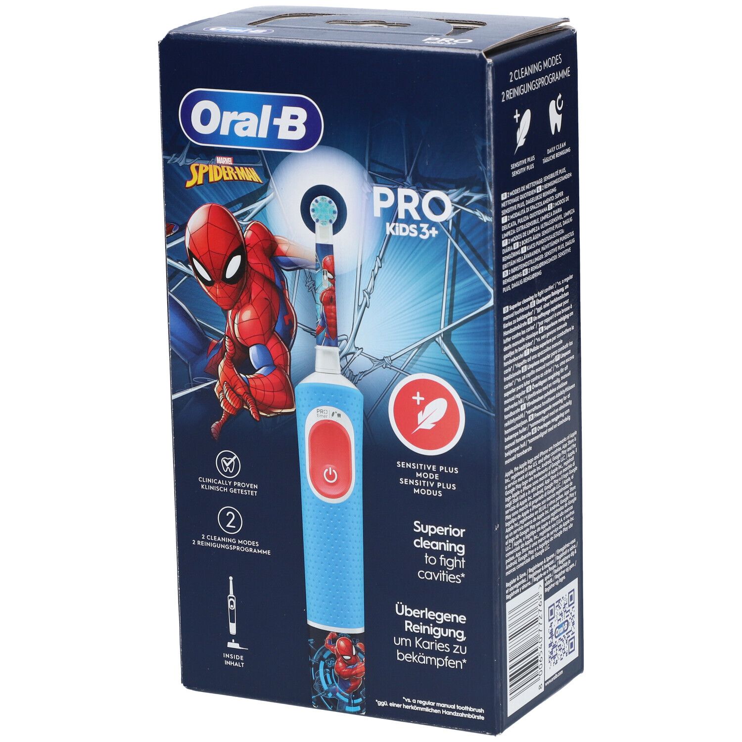Oral-B - Elektrische Zahnbürste 'Vitality Pro - Kids' Spiderman
