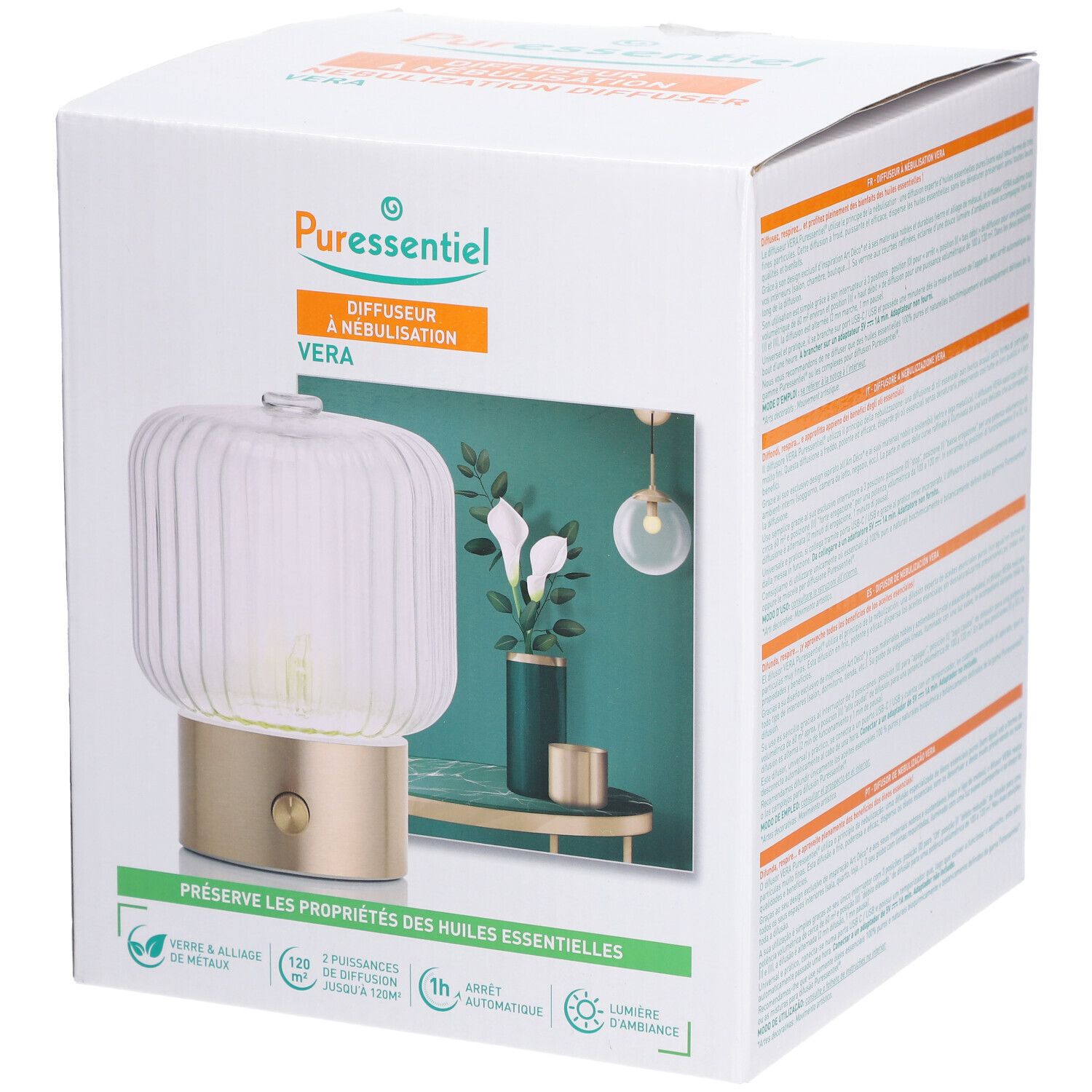 Puressentiel Vera Diffuseur à nébulisation d'huiles essentielles
