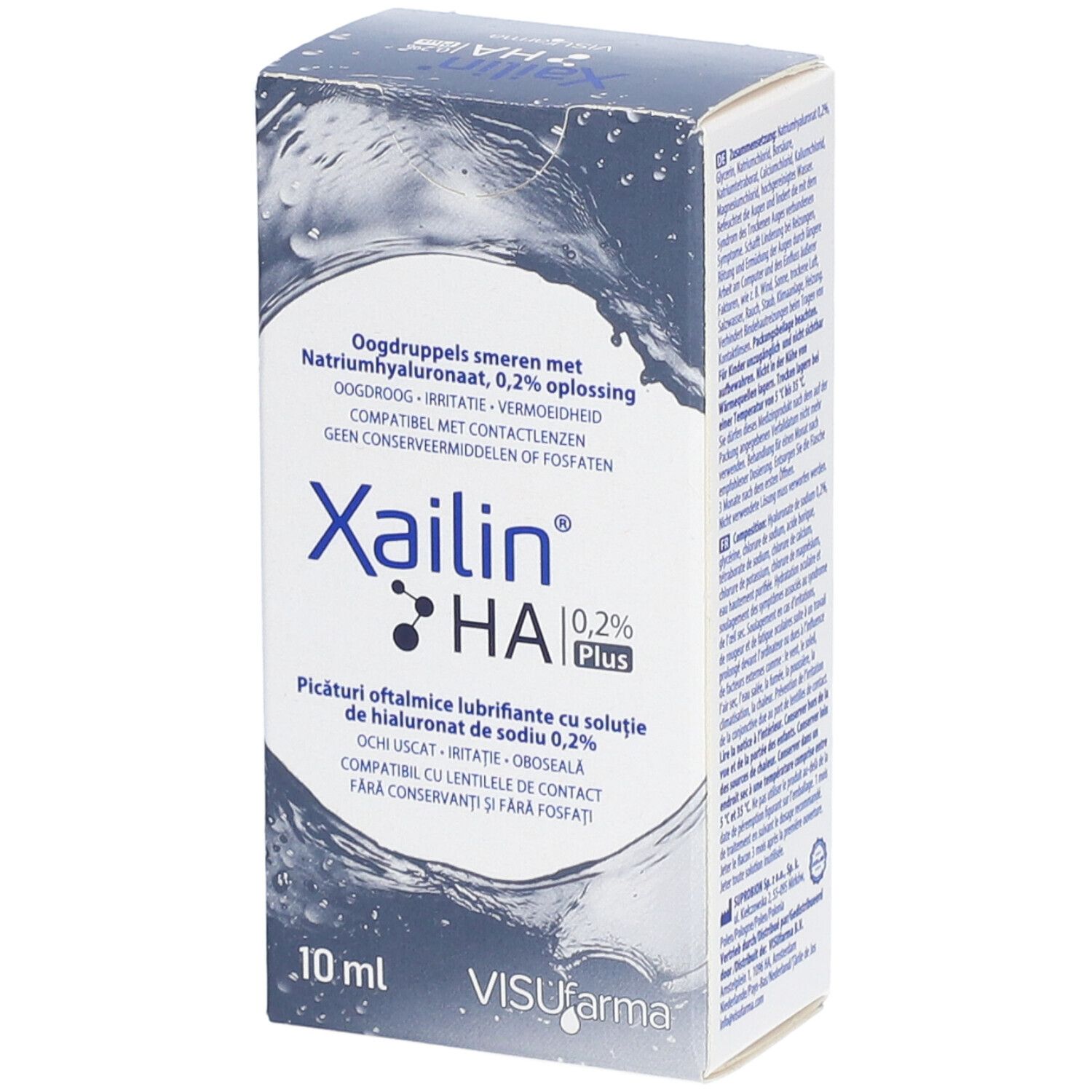 Xailin HA® 0,2 % Plus gouttes oculaires