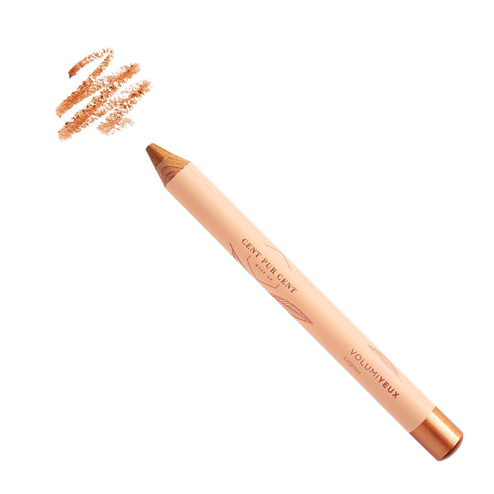 Crayon bronze avec corps rose et essai.
