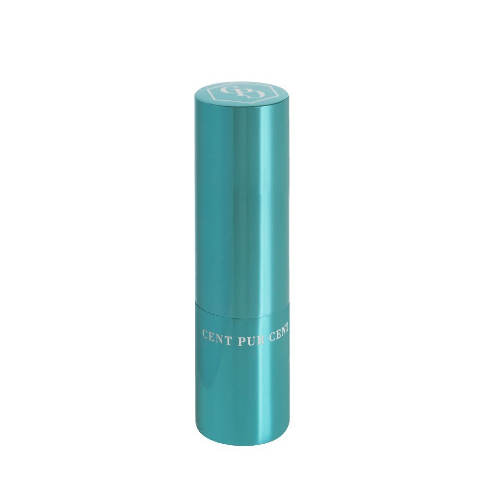 Tube de baume à lèvres bleu. CENT PUR CENT.