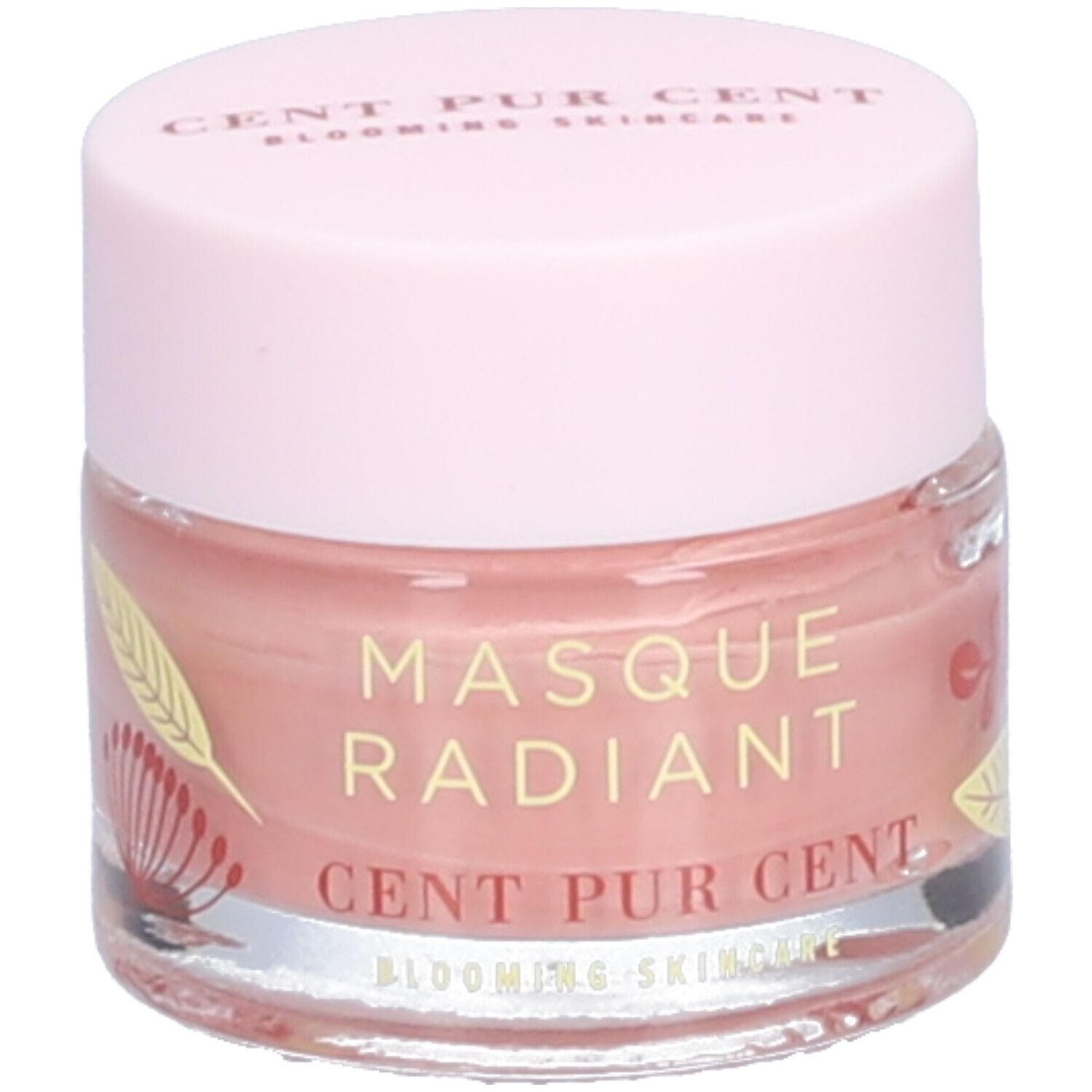 Cent PUR Cent Mini Masque Radiant - Masque d'argile rose