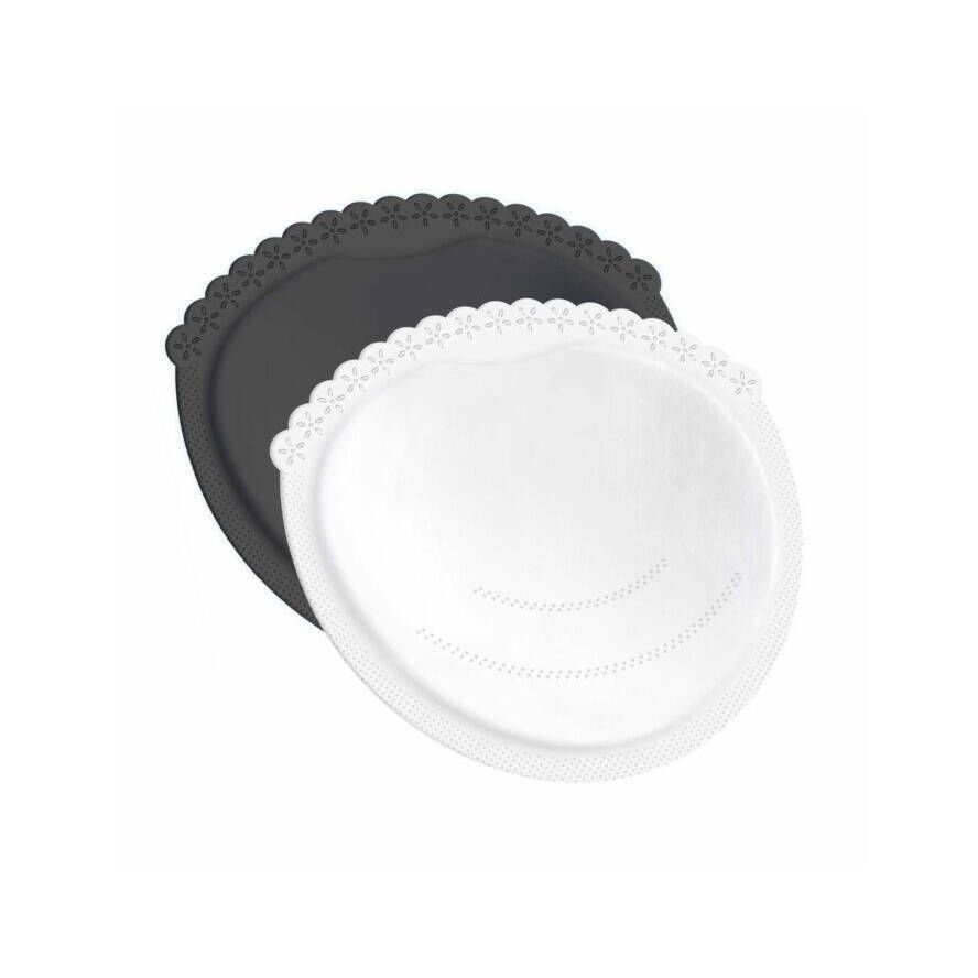 Difrax Coussinets d'Allaitement Blanc - Noir