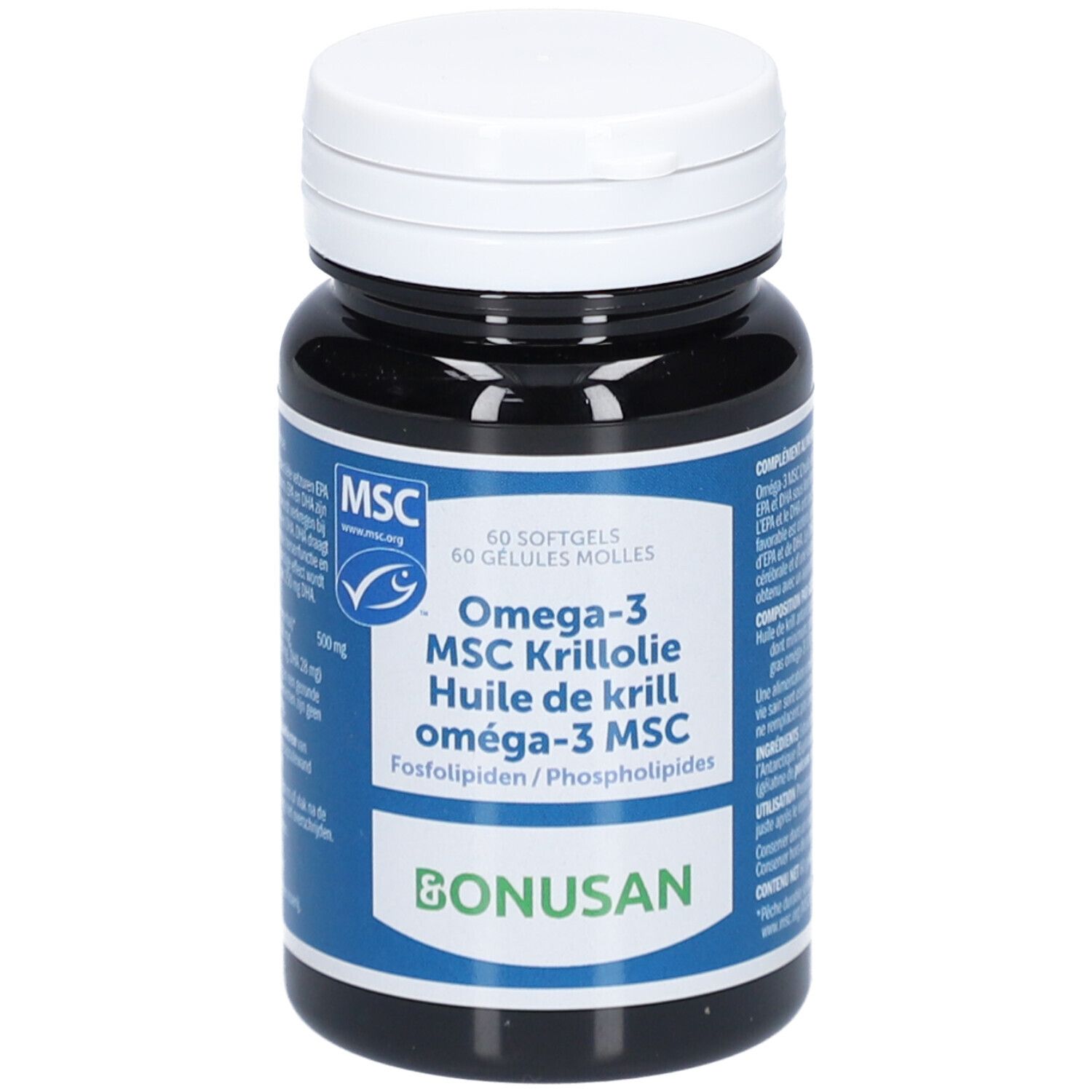 Bonusan Huile de Krill Oméga-3 MSC