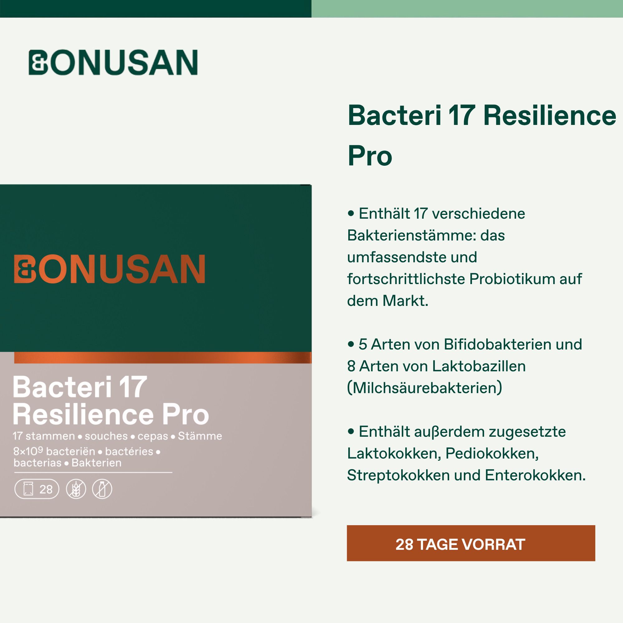 Seitenansicht der Produktverpackung mit detaillierten Informationen und dem Bonusan-Logo.