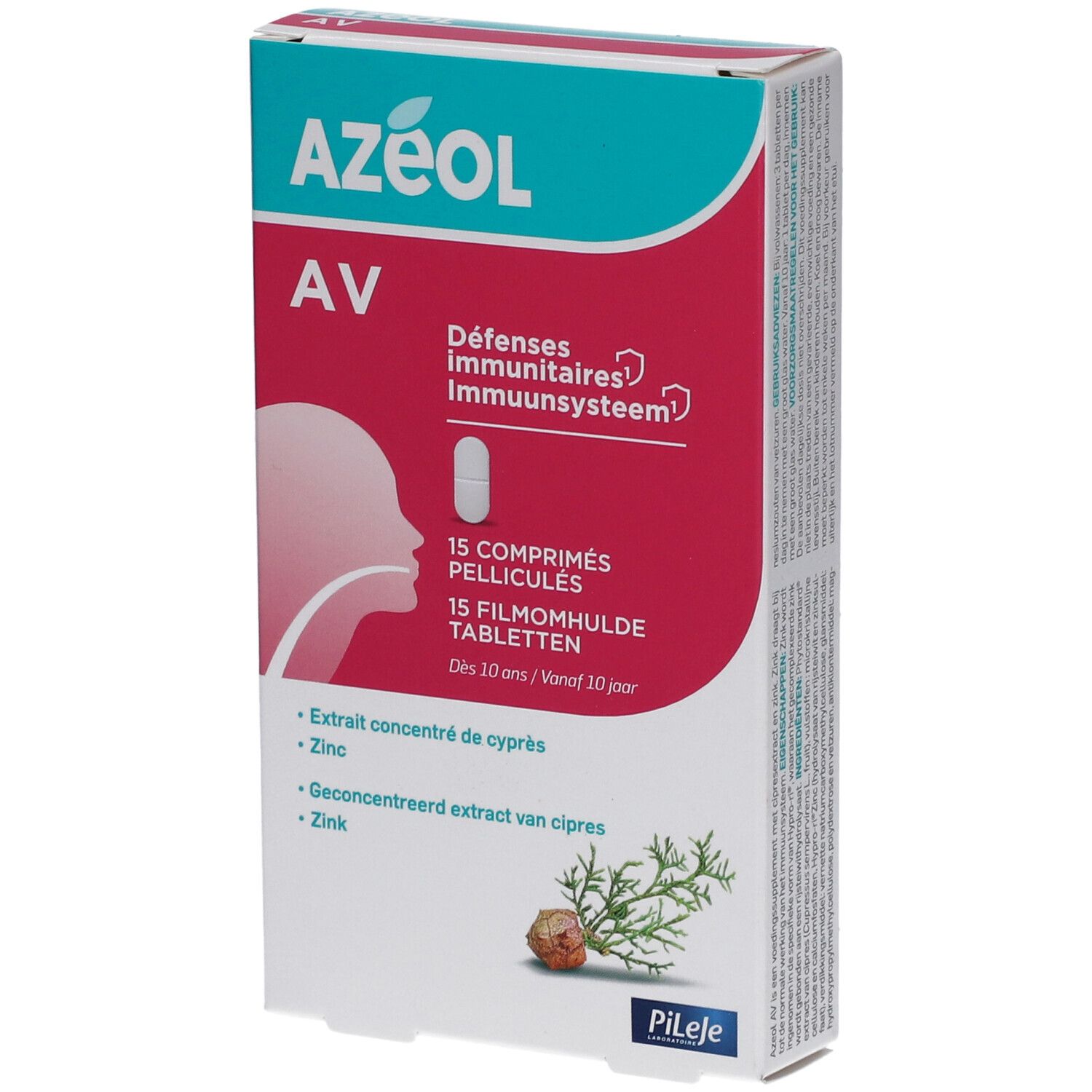 PiLeJe Azéol AV 15 Tabletten