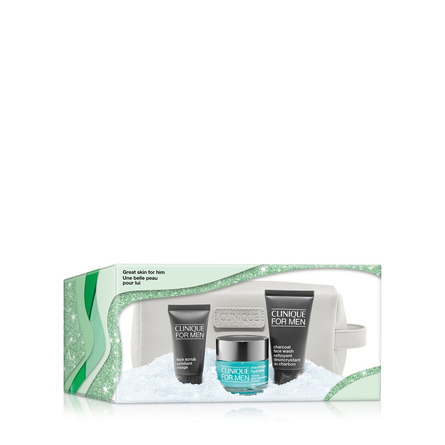 CLINIQUE Great Skin For Him Skincare Set