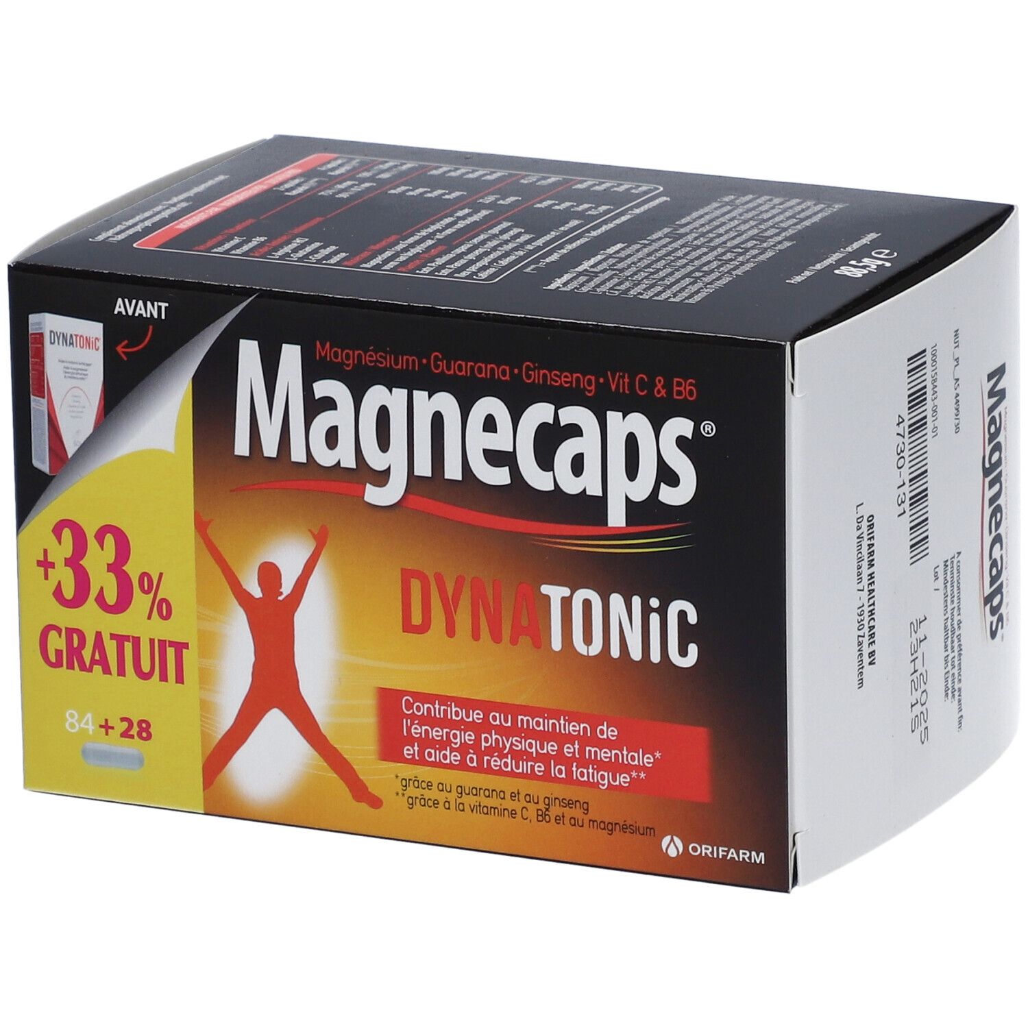 MAGNECAPS® Dynatonic Promo +33% gratis 112 Capsules