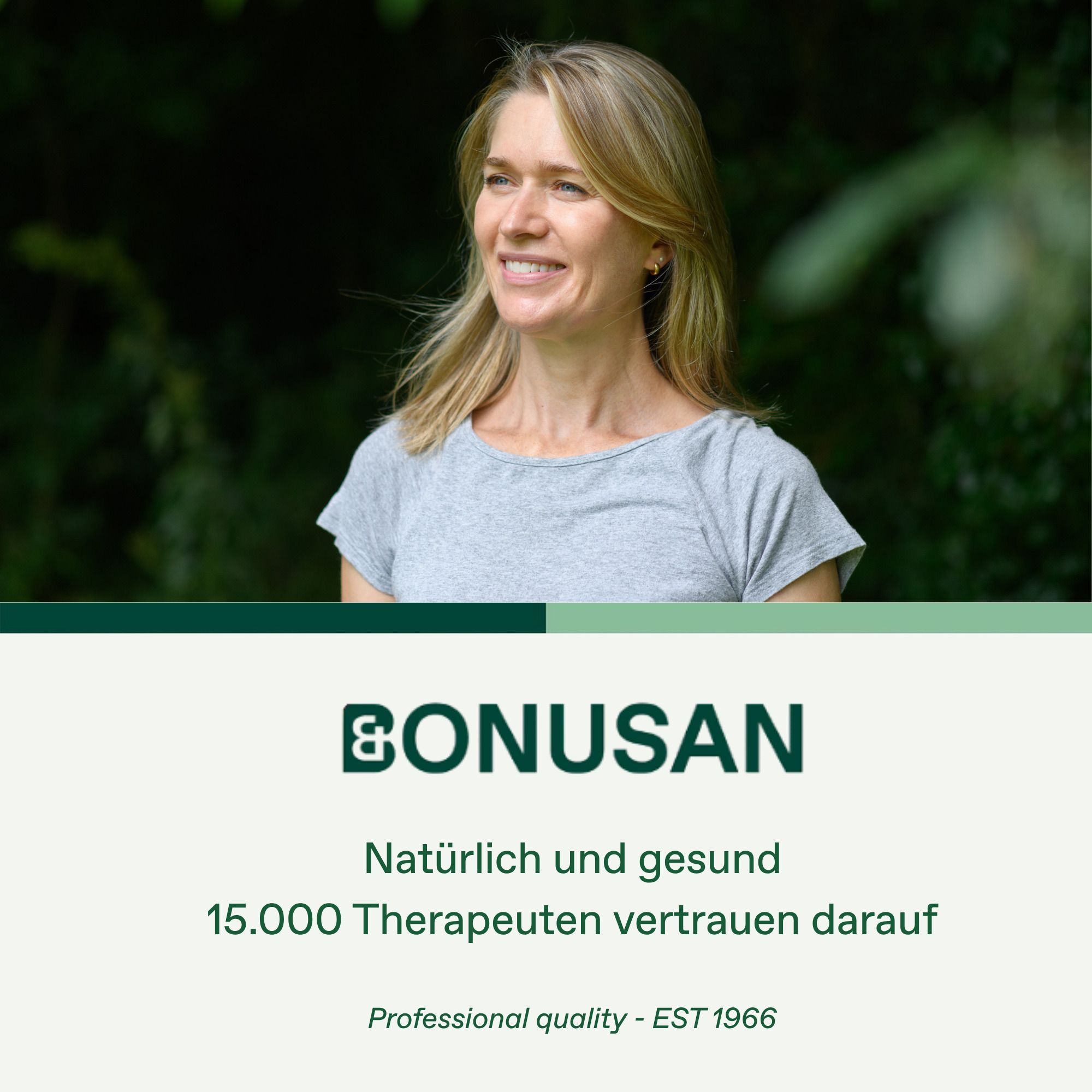 Bonusan Bacteri Spore Verpackung, Seitenansicht mit Herstellerinformationen und Barcode.