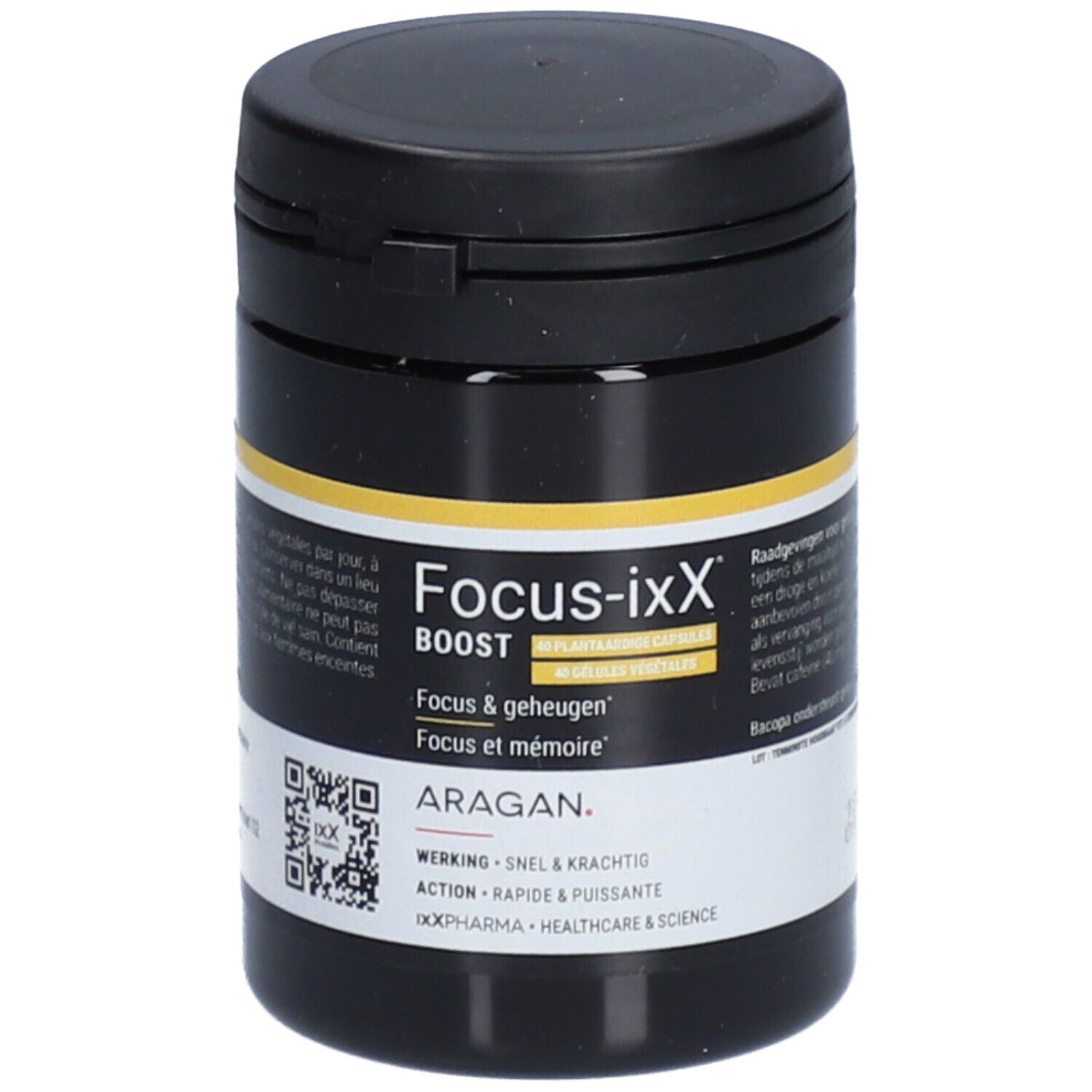 ixX Pharma Focus-ixX BOOST | Concentratie, geheugen & mentale energie 40 Capsules