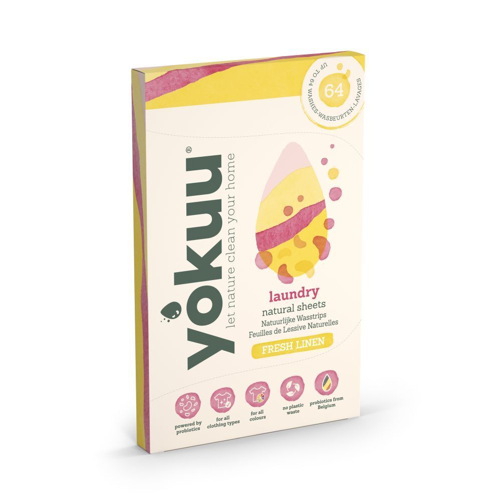 Yokuu® Feuilles de lessive naturelles Lin frais