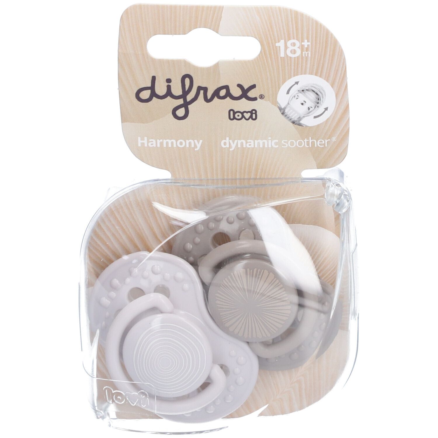 Difrax Tétine Dynamic Harmony 18 mois et +