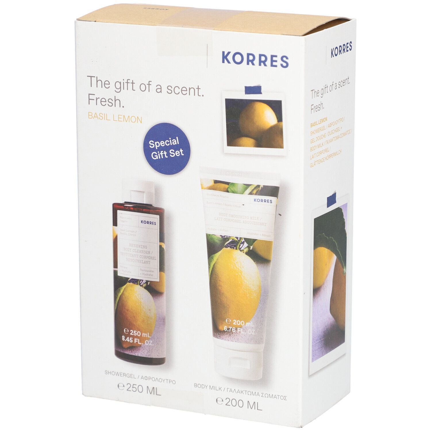 KORRES Basil Lemon Körperpflege-Set
