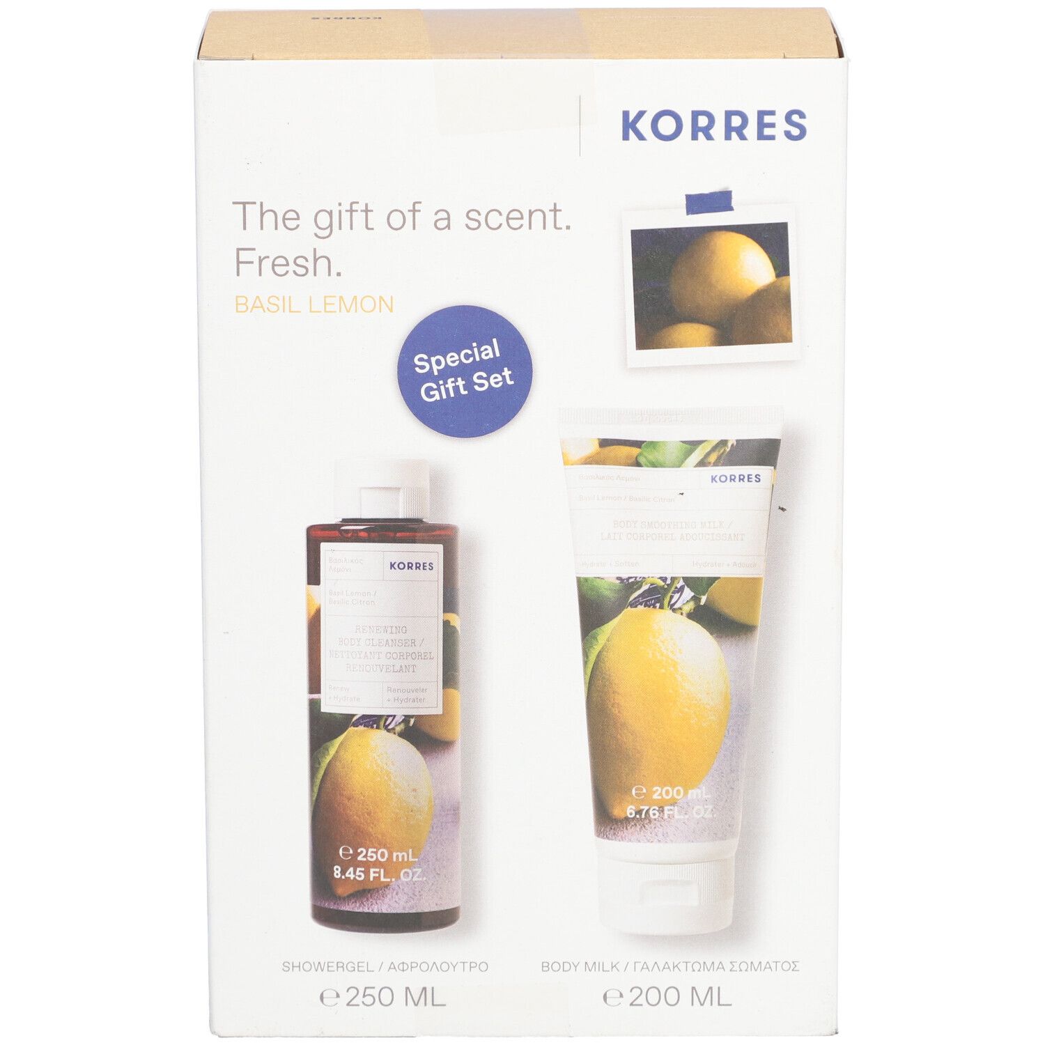 KORRES Basil Lemon Körperpflege-Set