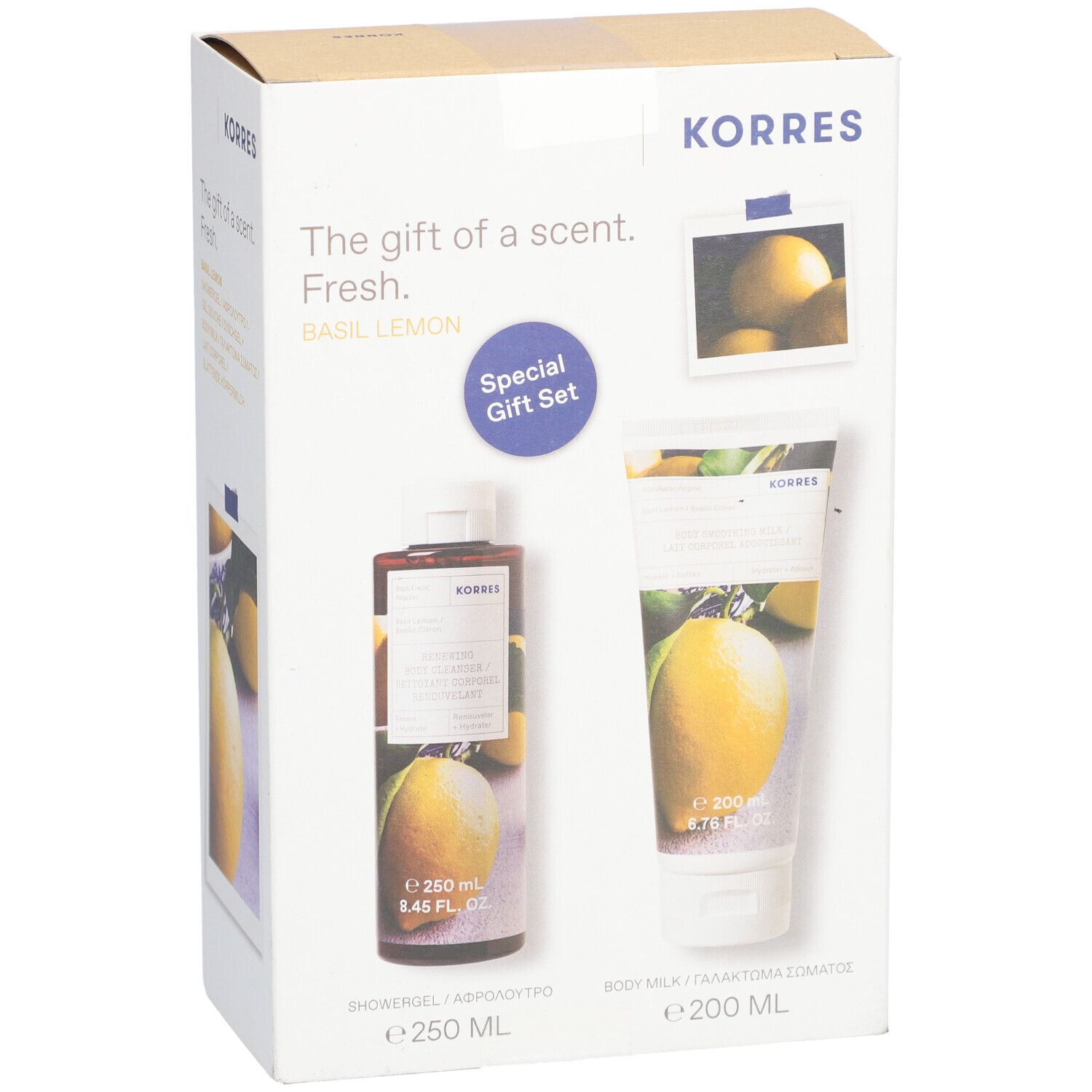 KORRES Basil Lemon Körperpflege-Set