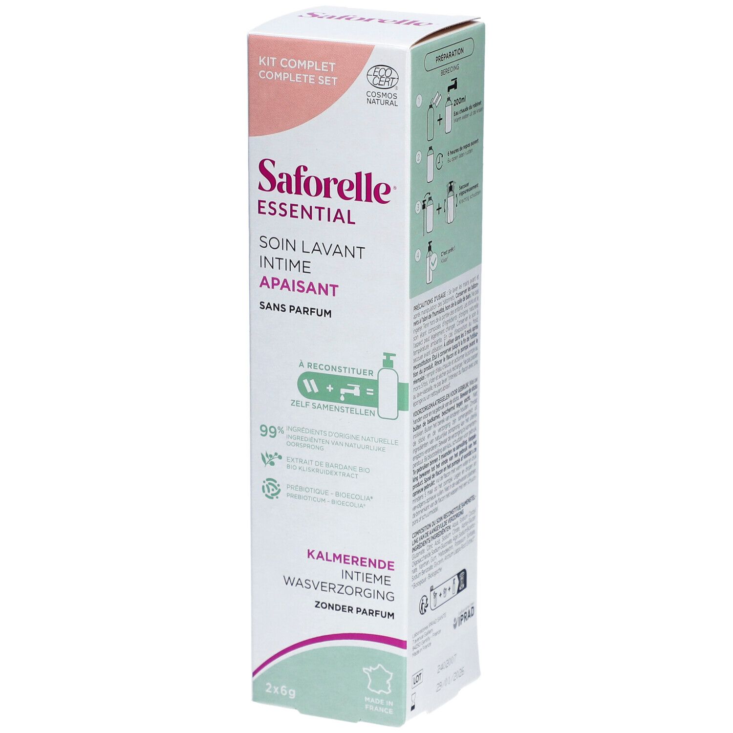 Saforelle Essential Kalmerende Intieme Wasverzorging Complete Set 1 St Waschgel