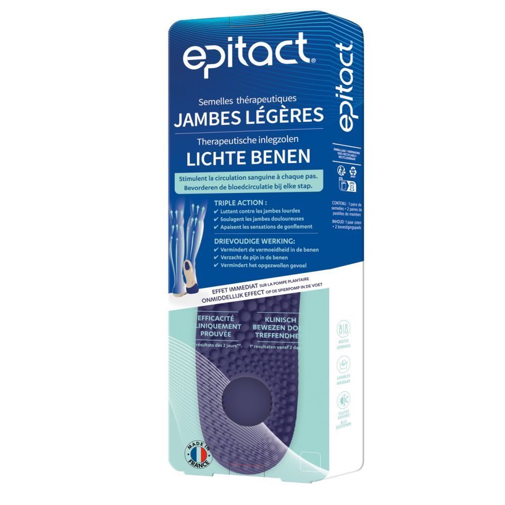 Epitact® Semelles Thérapeutiques Jambes Légères 39/41