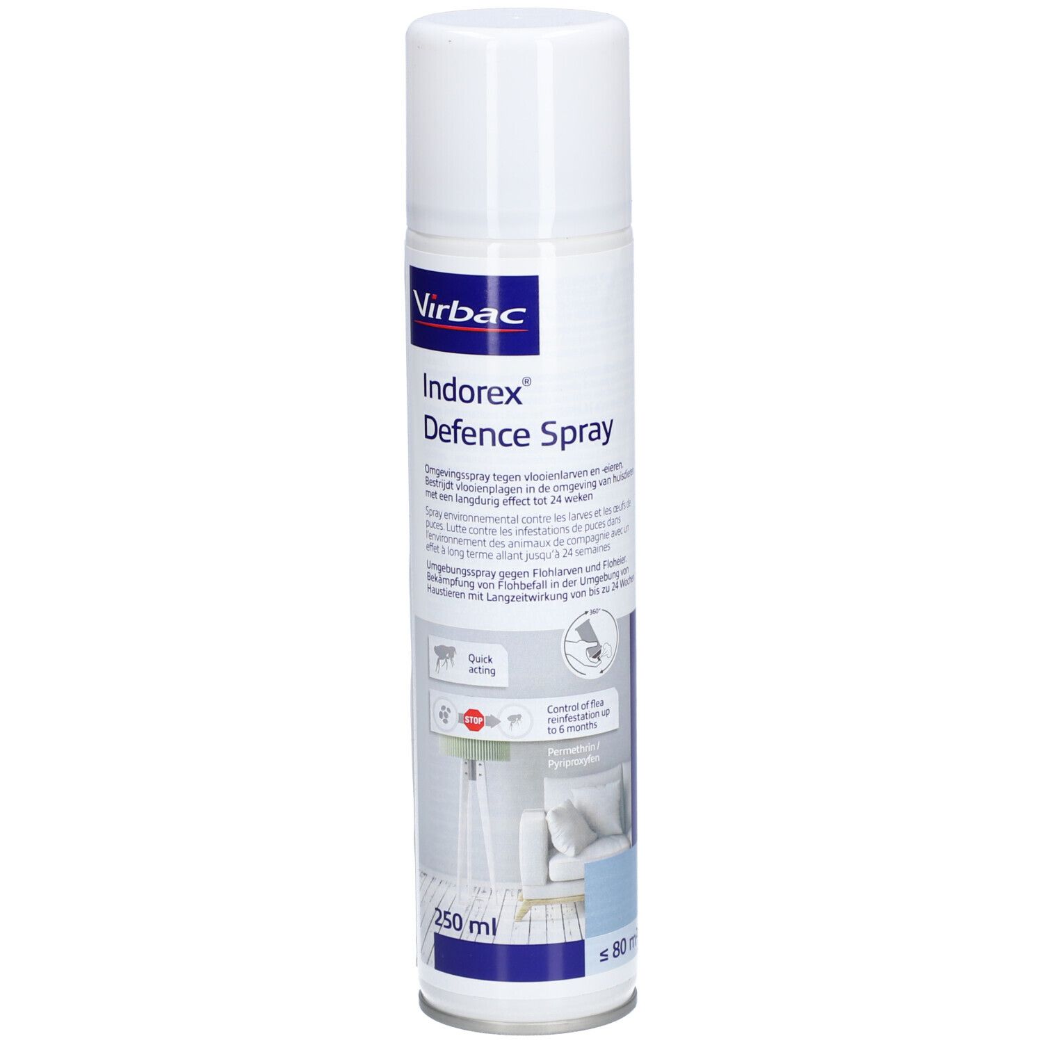 Virbac Indorex Spray Défense 250 ml Spray