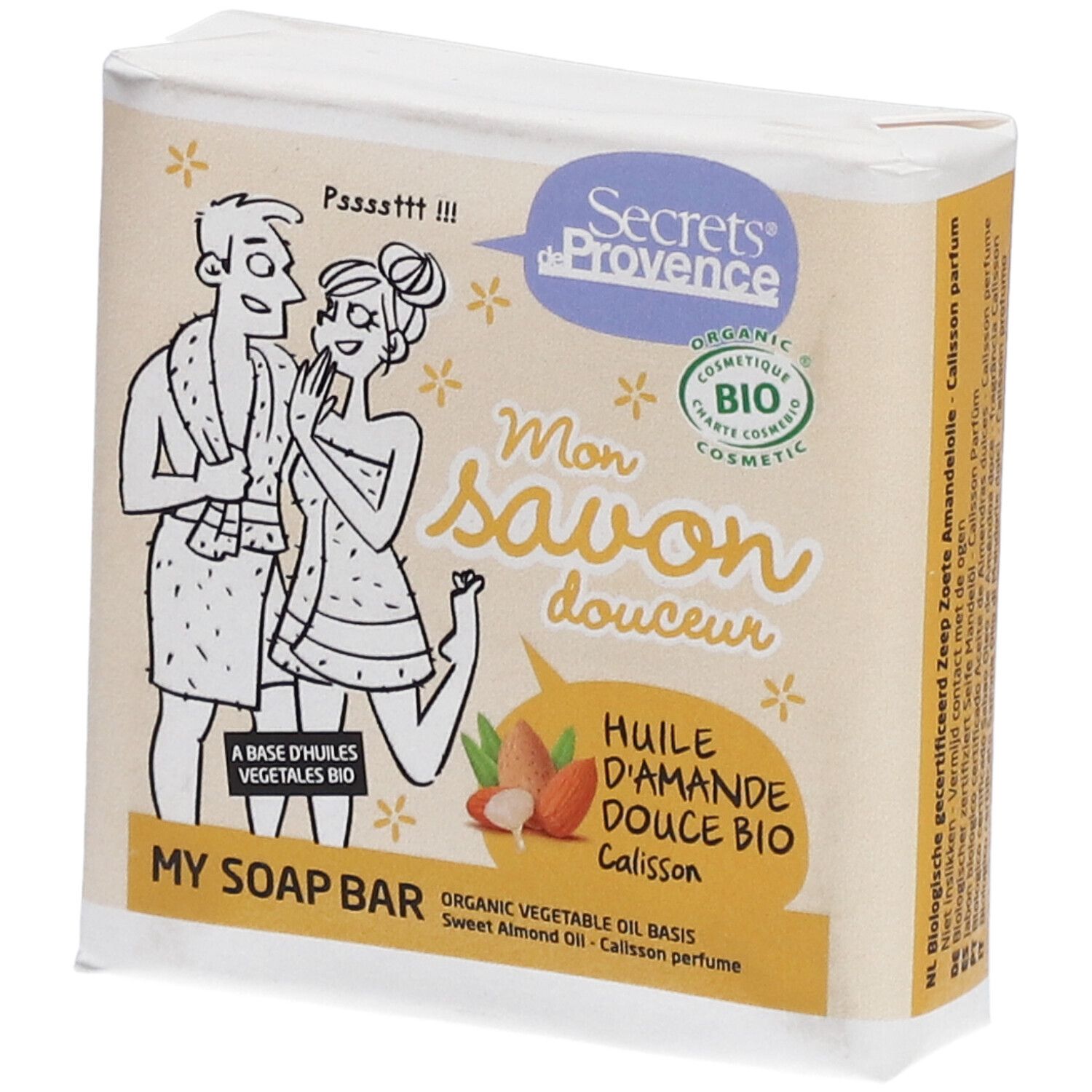 Secrets De Provence Mon Savon Barre Huile d'Amande Douce
