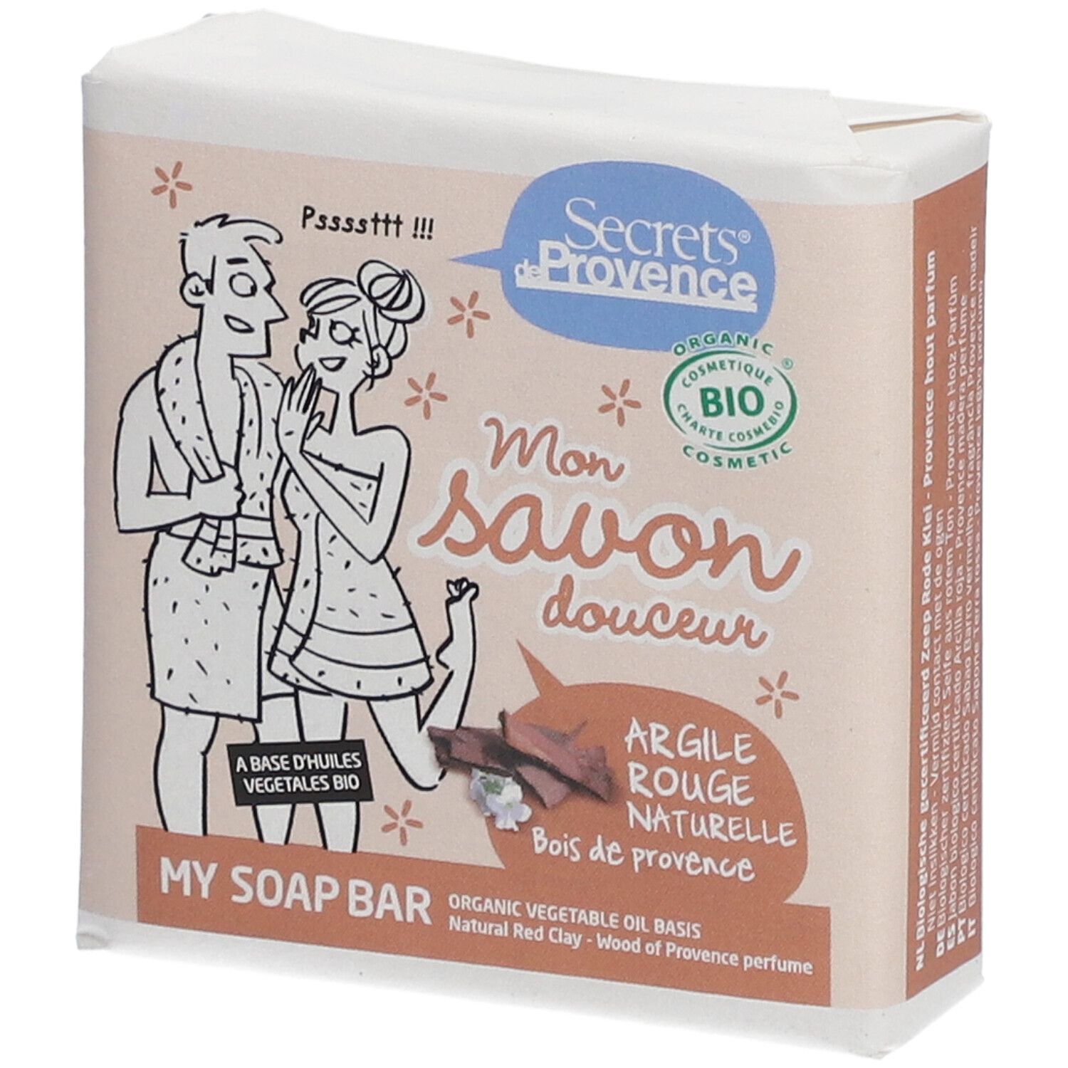 Secrets De Provence Mon Savon Barre Argile Rouge Naturelle