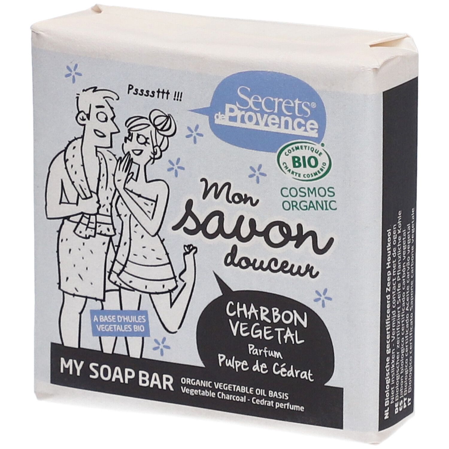 Secrets De Provence Mon Savon Barre Charbon Végétal