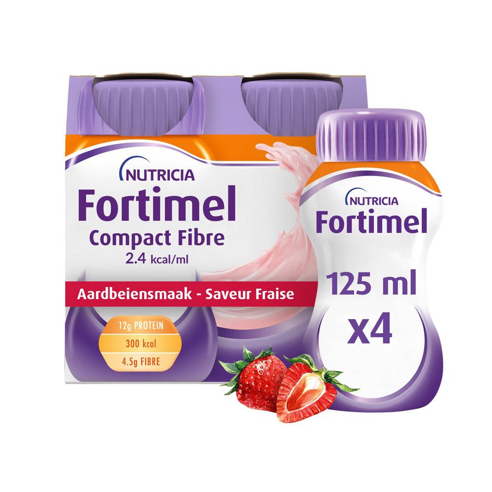 Fortimel Compact Fibre 2.4 kcal Fraise