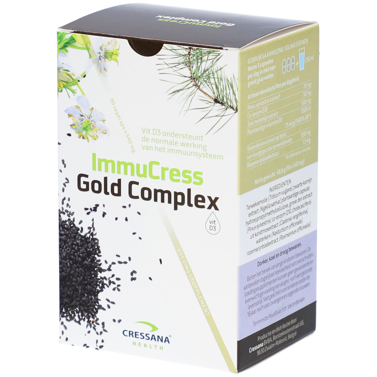 Cressana ImmuCress Gold Complex 90 Capsules