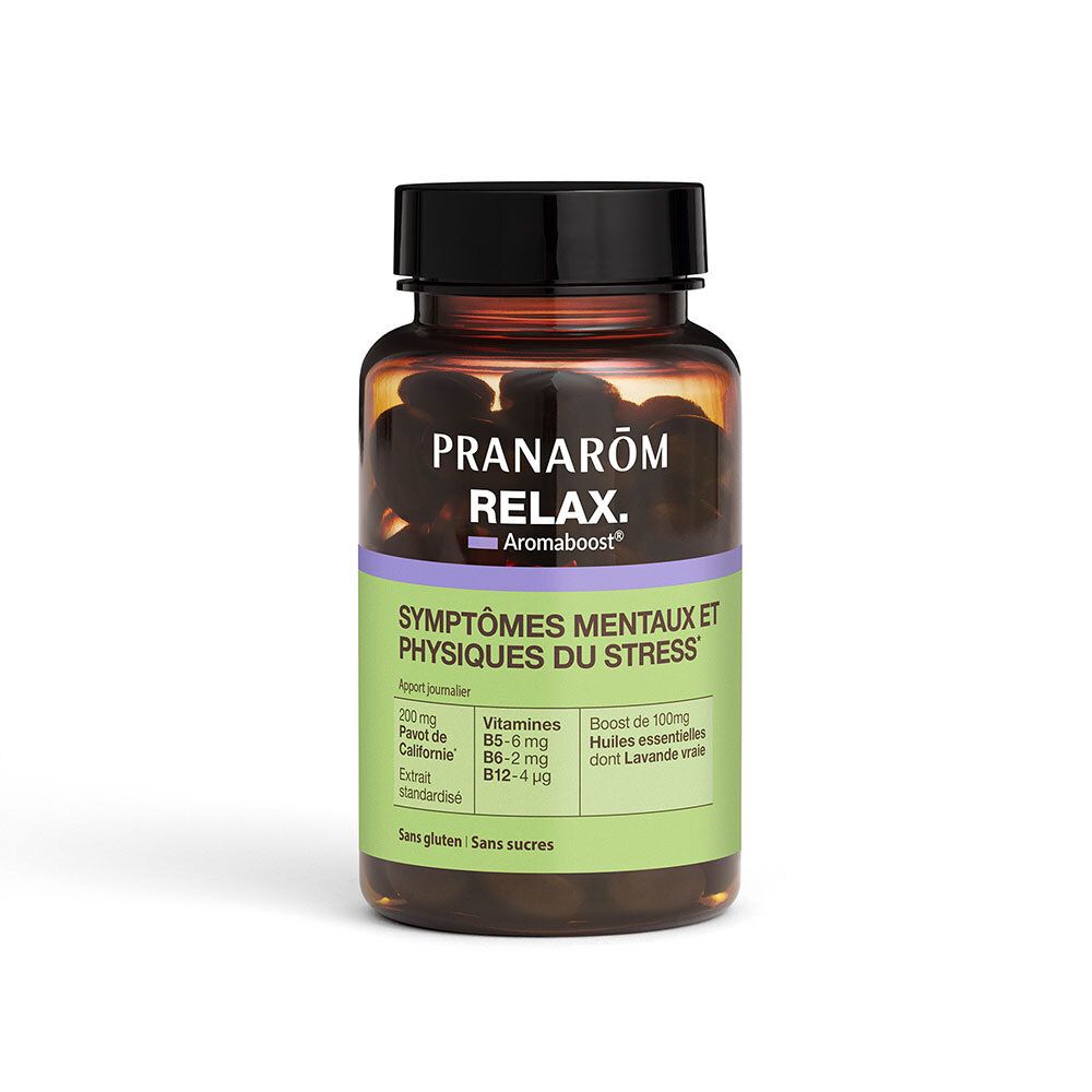 Pranarom Aromaboost RELAX | Stress 60 Capsules
