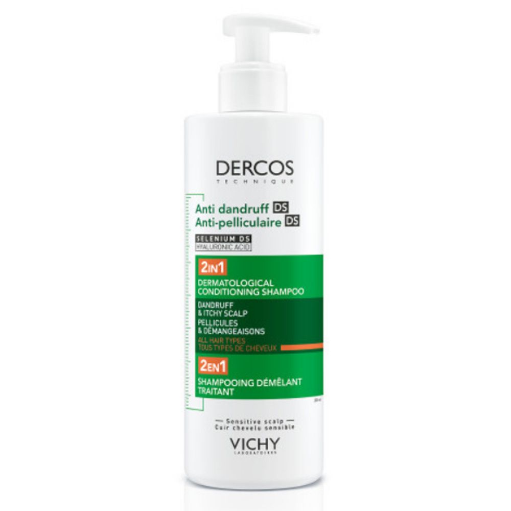Vichy Dercos Anti Dandruff DS Dermatological Shampoo + Conditioner 400ml 390 ml