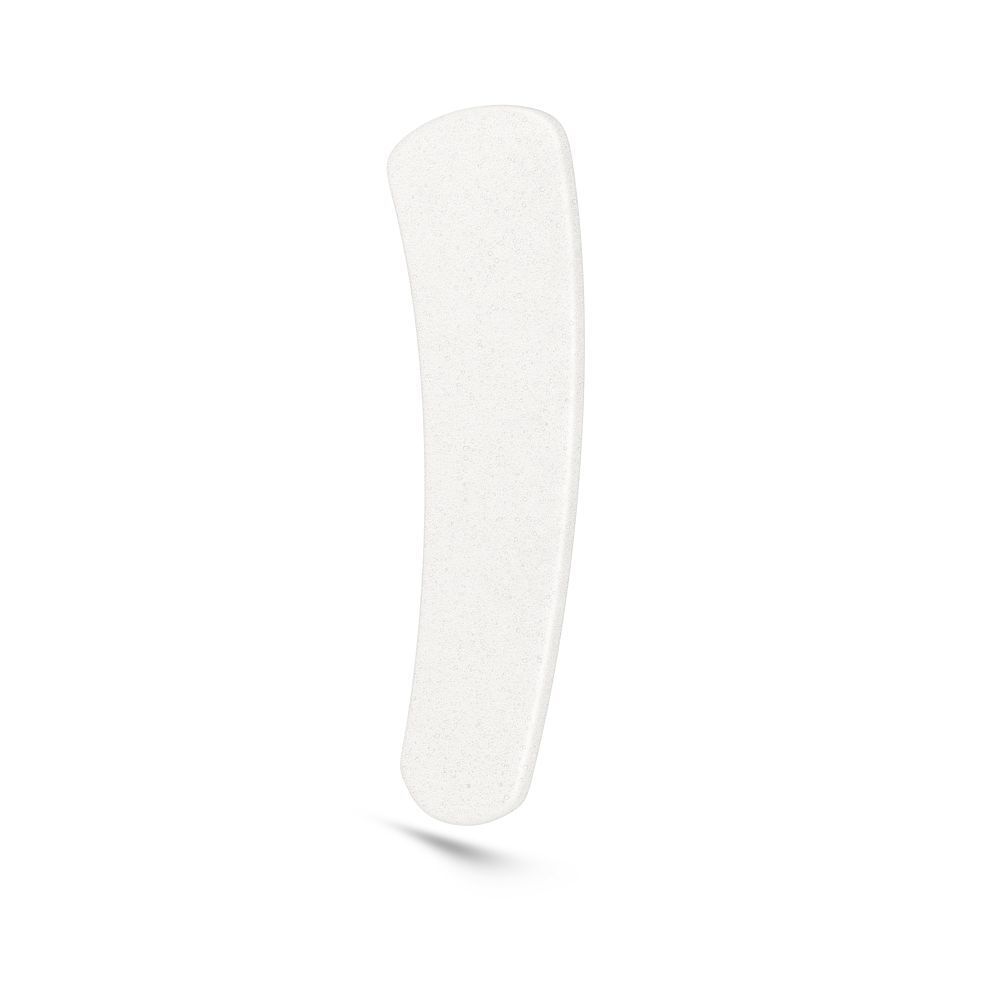 Wit pad met afgeronde vorm. Voor intieme verzorging na de bevalling. Individueel verpakt.