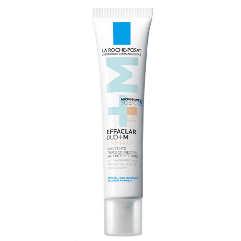 La Roche-Posay Effaclar Duo+M Unifiant Tube mit Applikator. Helle Hautfarbe.