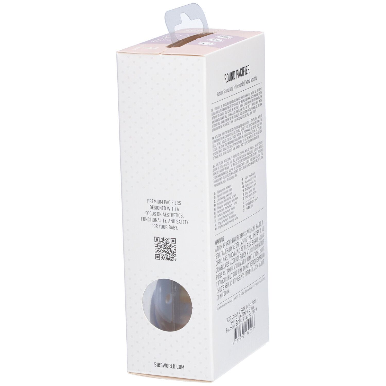 BIBS Fopspeen Sky Blue/Baby Blue Duo 0-6